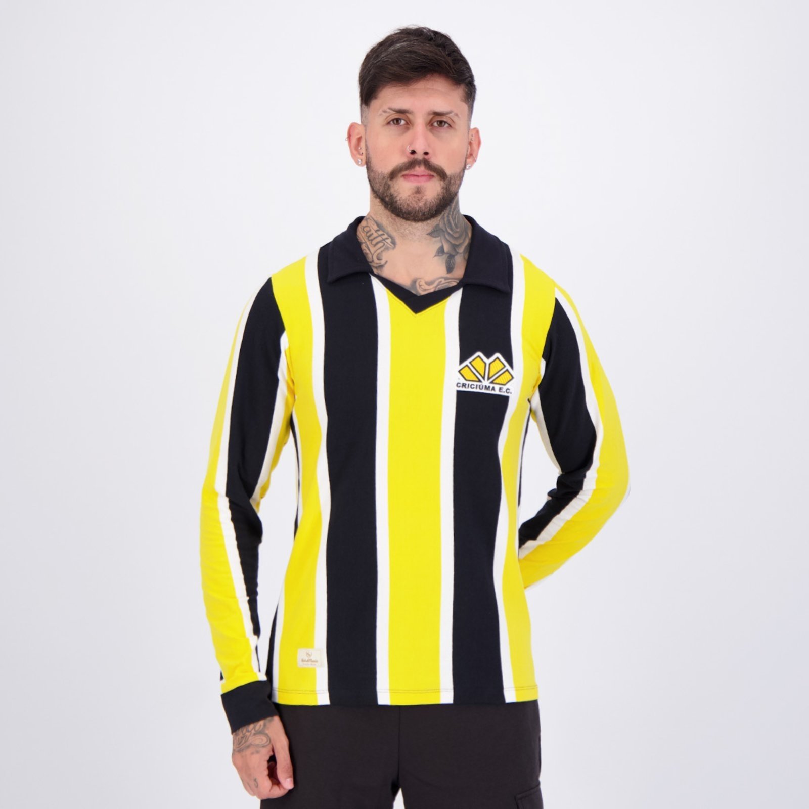 Camisa Criciúma Retrô 1988 Manga Longa