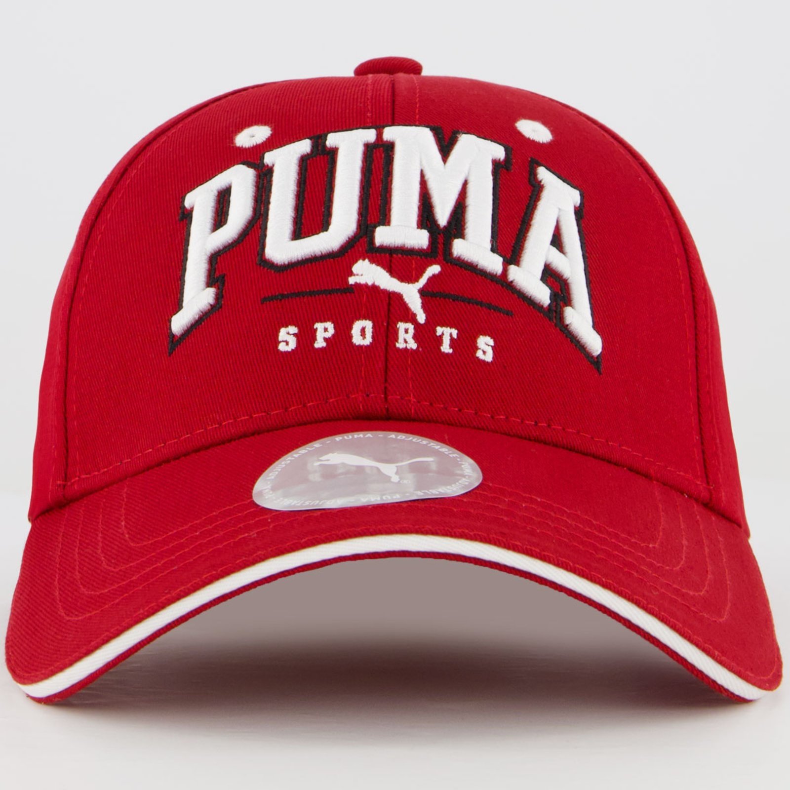 Vista 3 Boné Puma Squad vermelho Puma vermelho