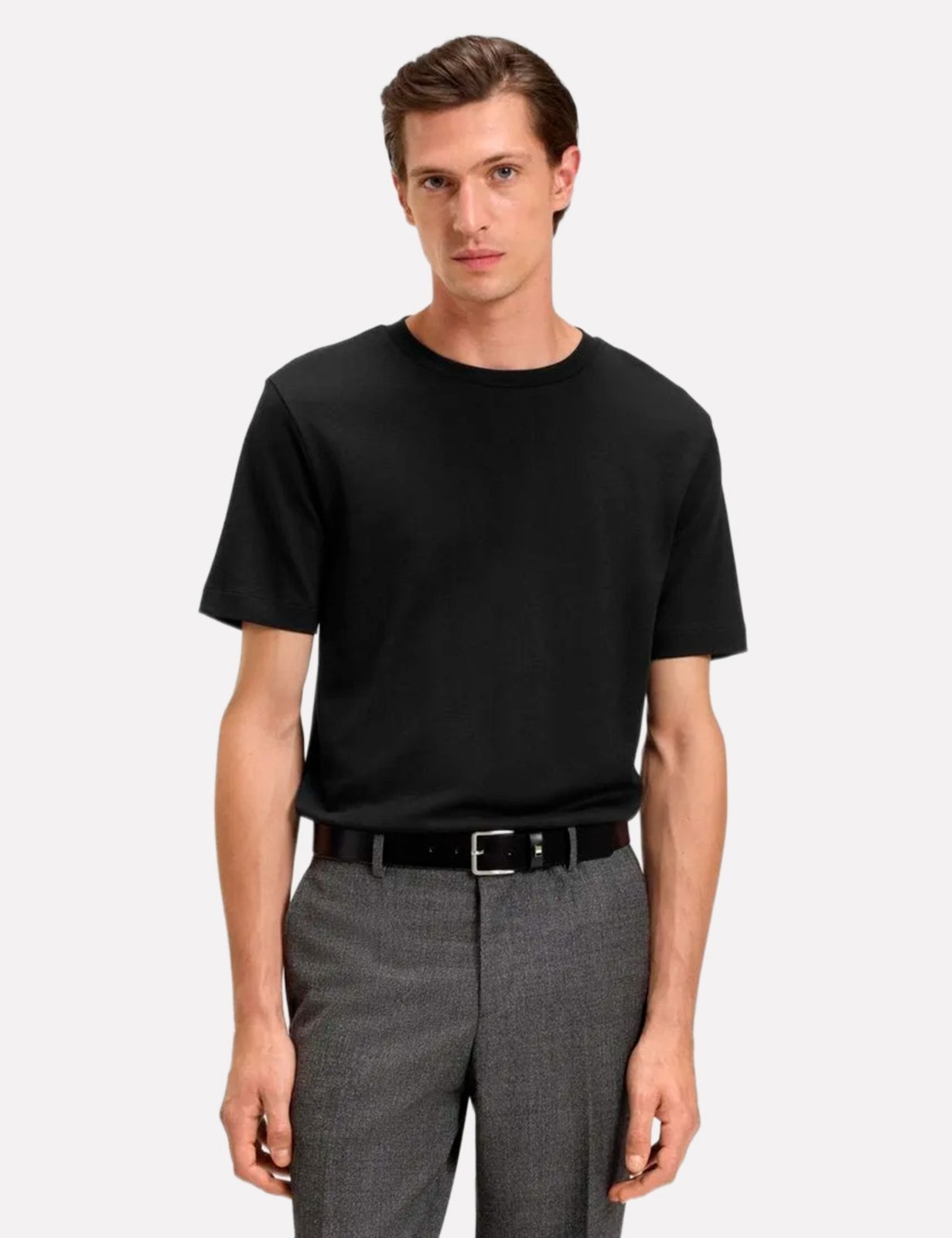 Camiseta Hugo Boss Masculina Regular H-Thompson 57 Preta