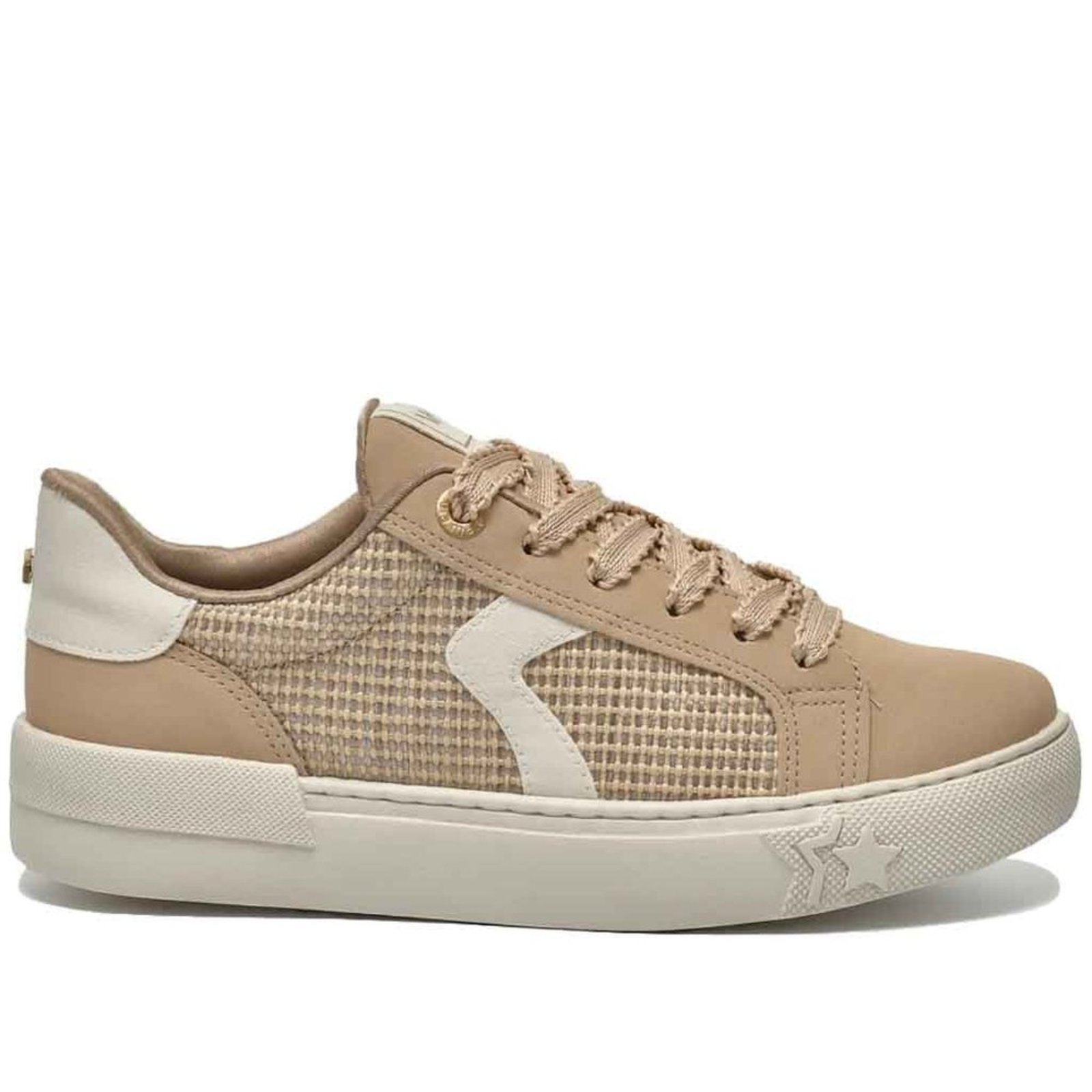 Tênis Feminino Casual Via Marte 122-023 Via Marte Bege
