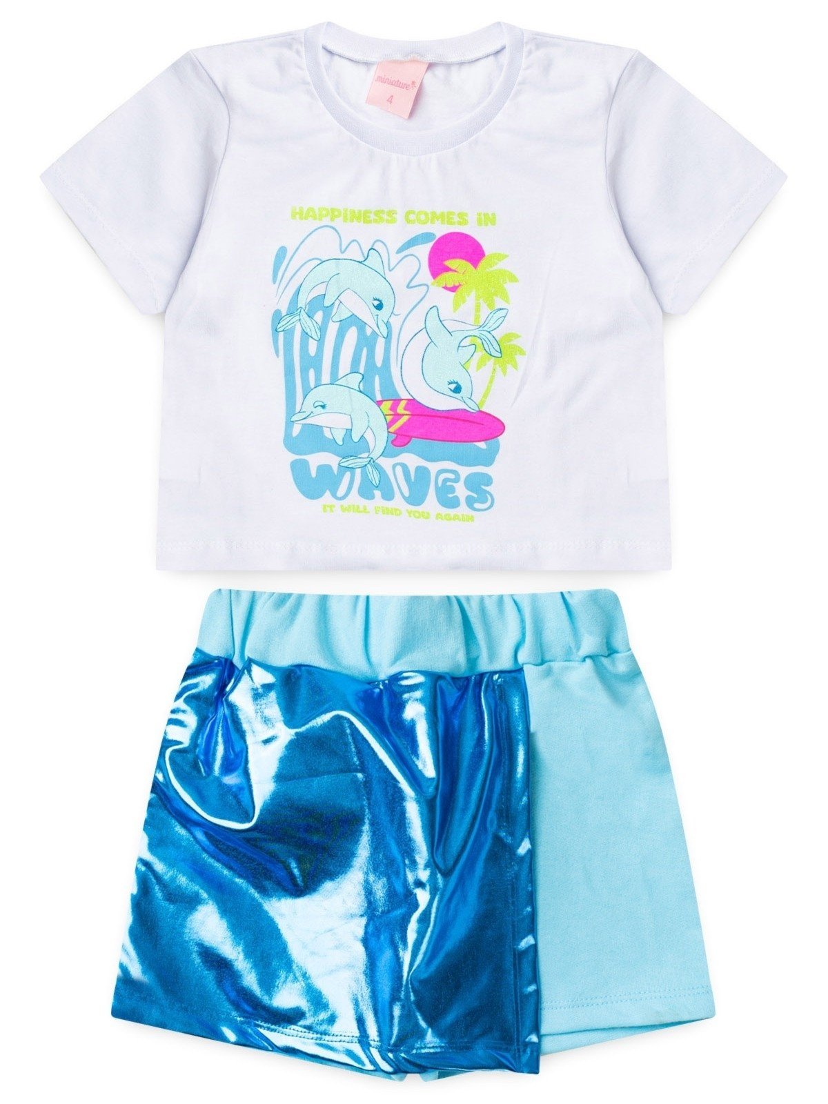 Vista 2 Infantil - Conjunto Platinum Sintonia Do Oceano PLATINUM KIDS branco PLATINUM KIDS branco