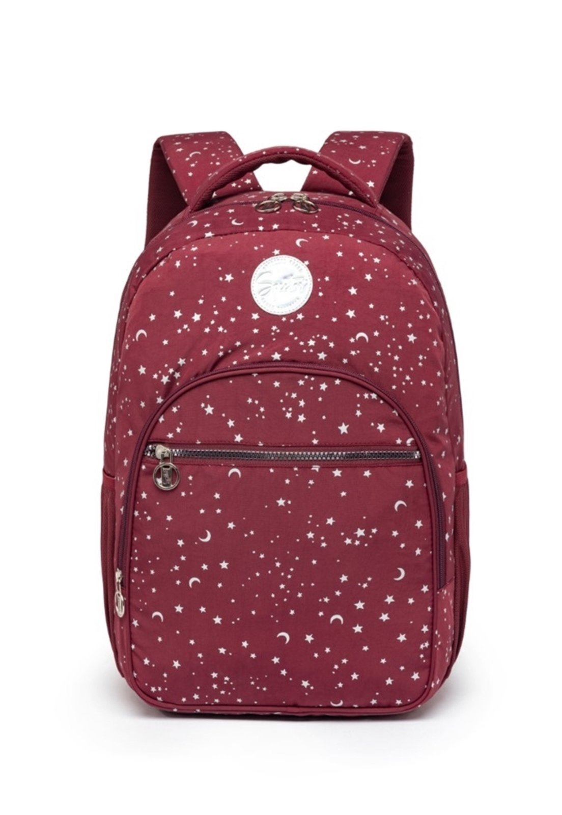 Vista 2 Infantil - Mochila Bolsa Spector Feminina Escolar Espaçosa Reforçada vermelho Spector vermelho
