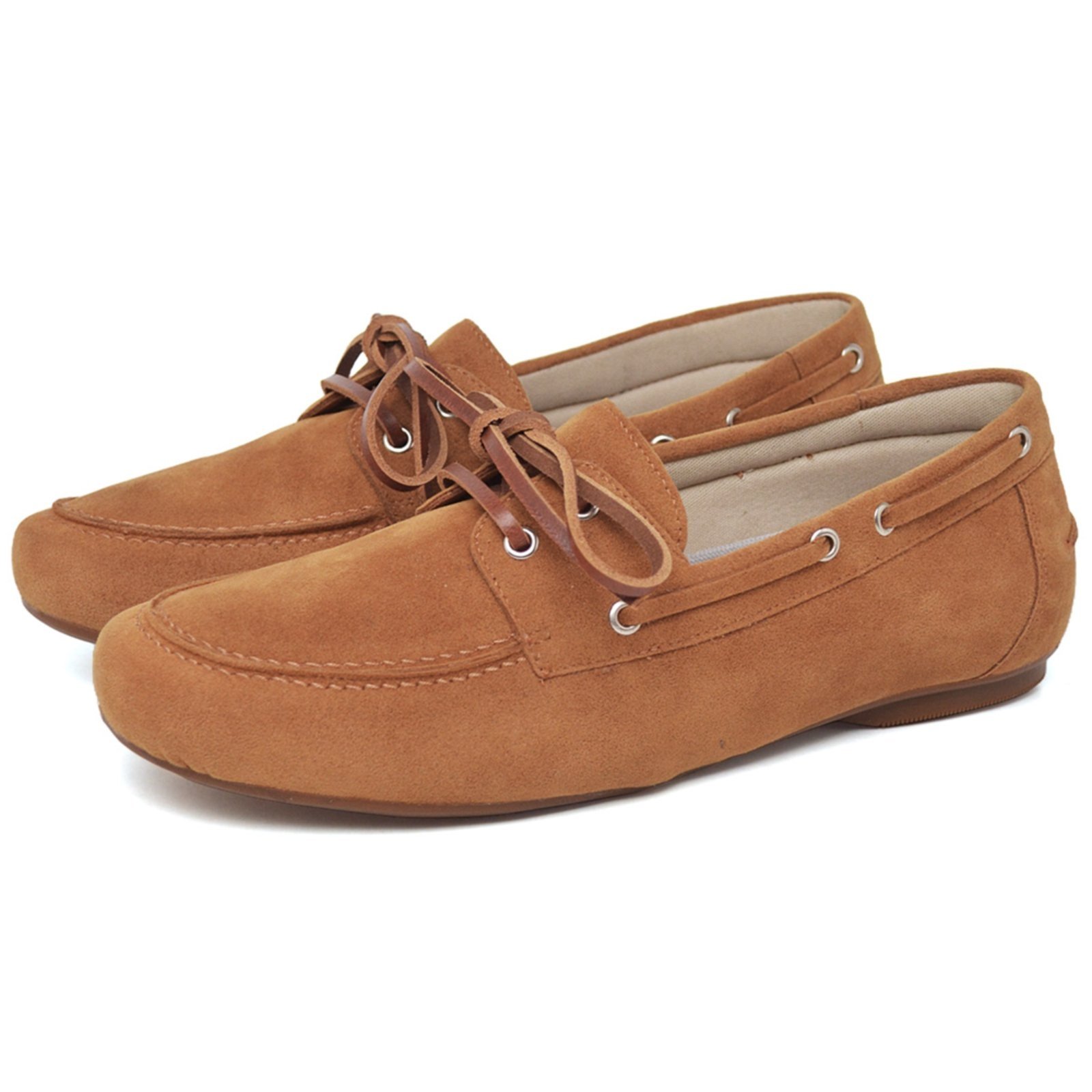 Sapato Mocassim Detalhes Em Tiras Feminino 1418DB