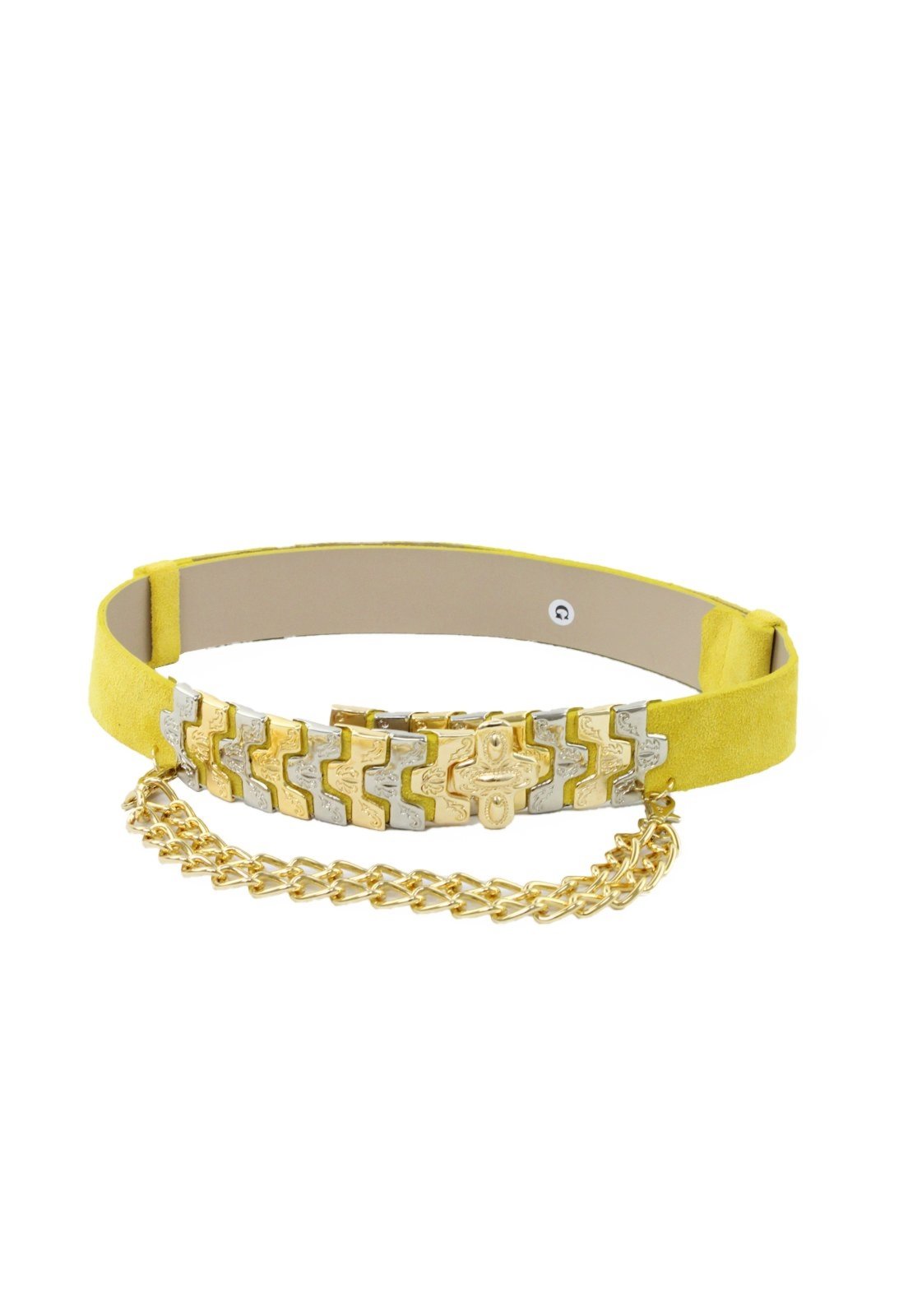 Cinto Crisfael De Couro Amarelo – Ceccarelli