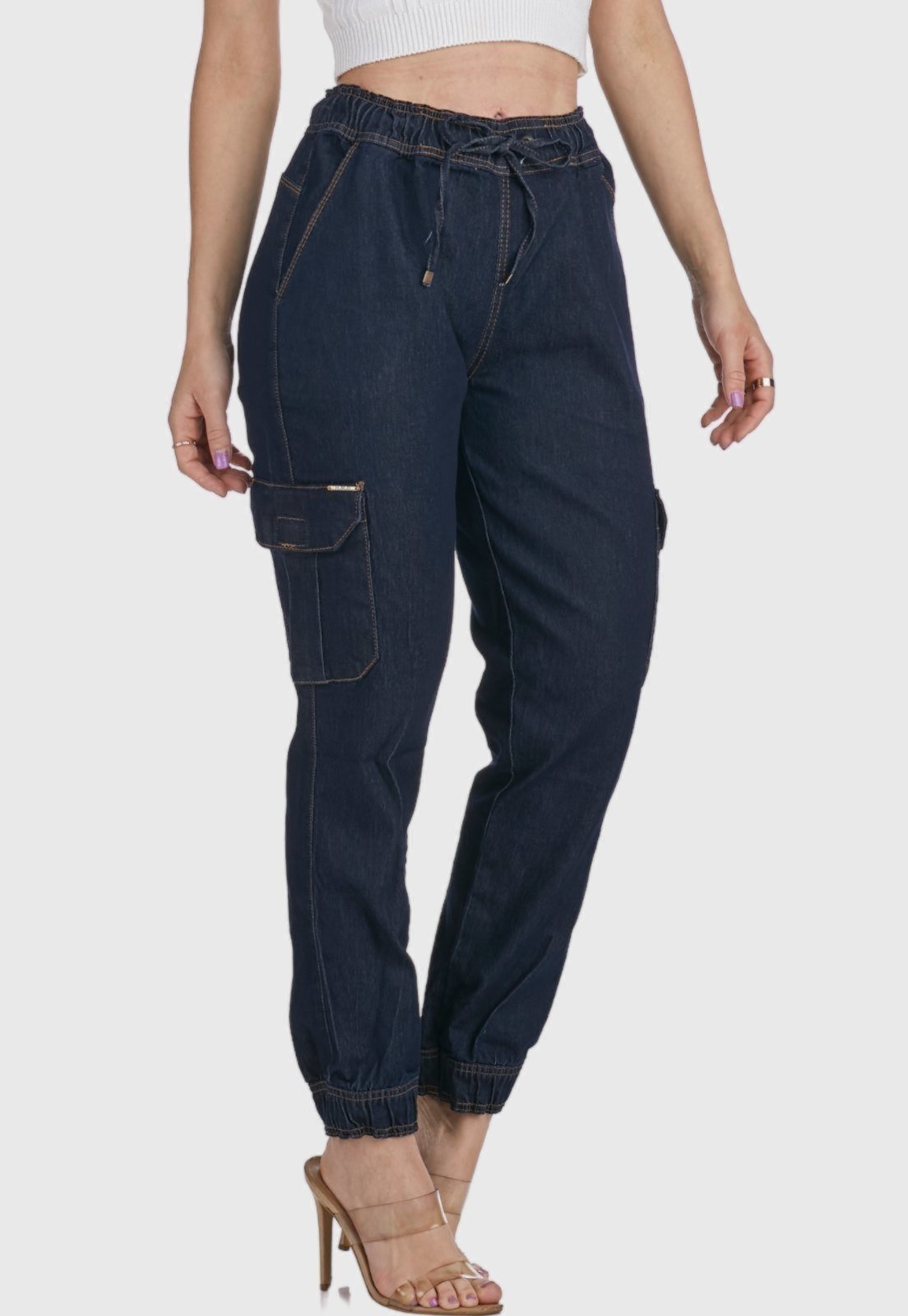 Calça Jeans HNO Jeans Mon Jogger Azul Escuro