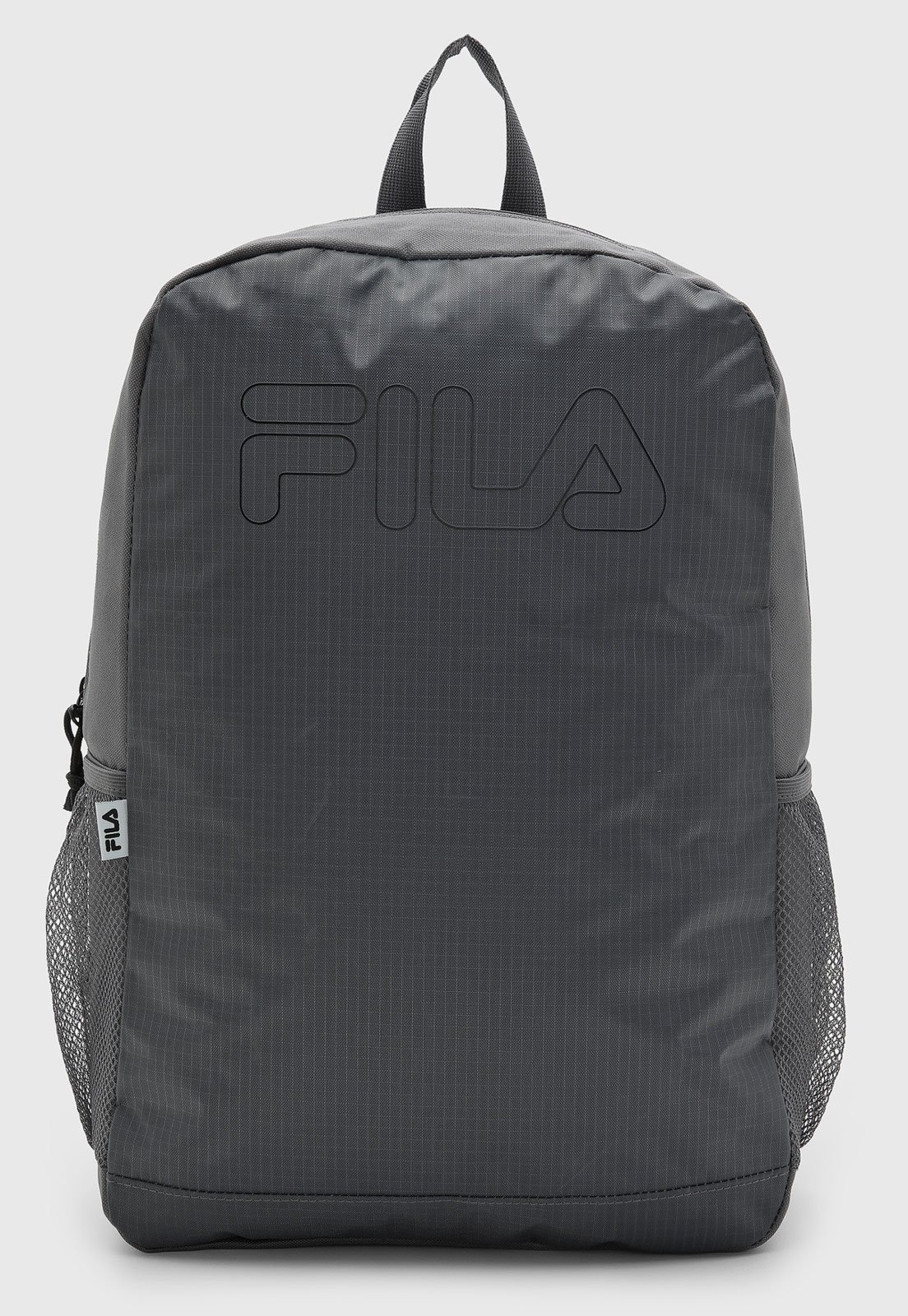 Mochila Unissex Fila Basic Outline Cinza