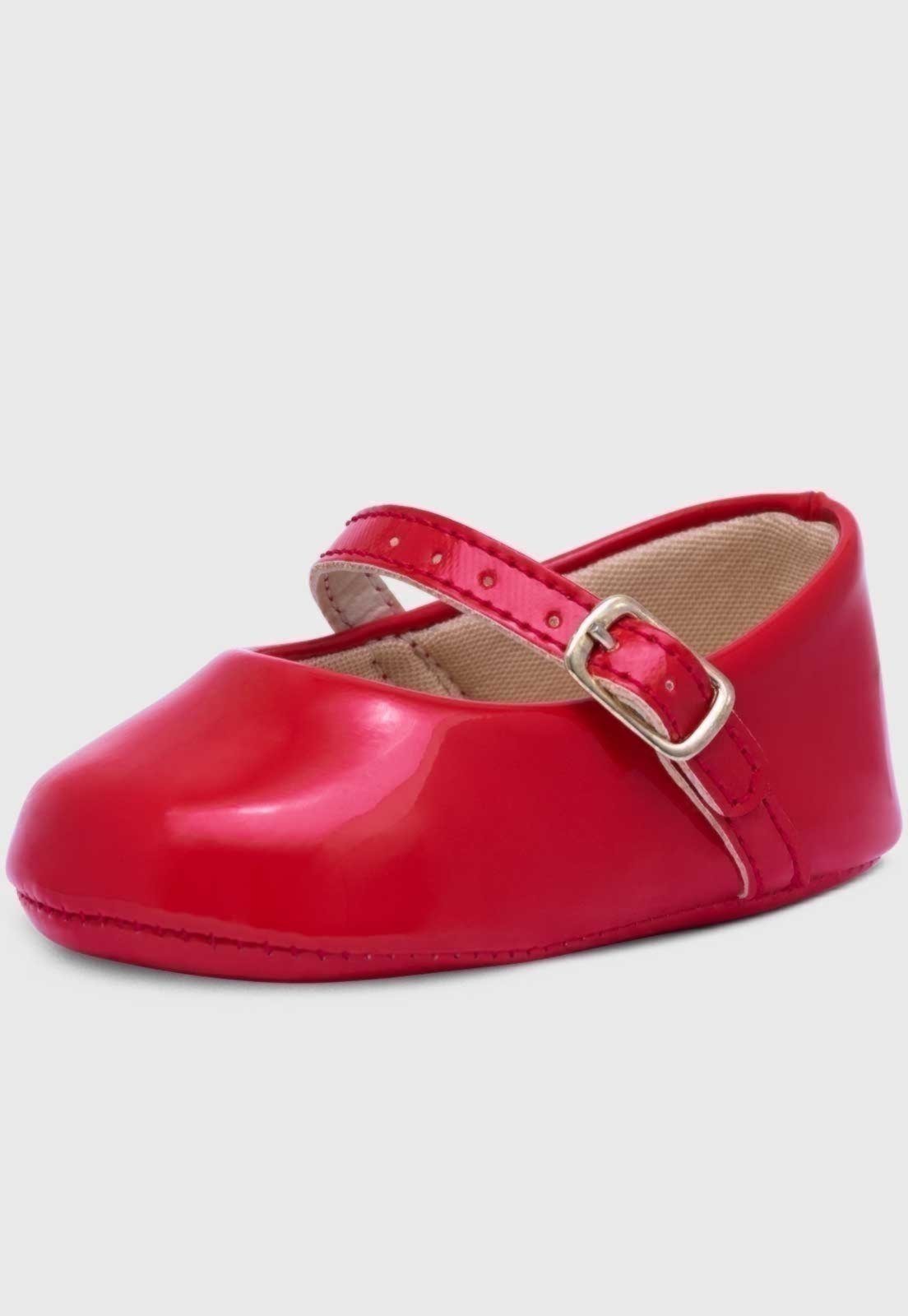 Infantil – Sapatilha Pópidi Boneca Menina Vermelho