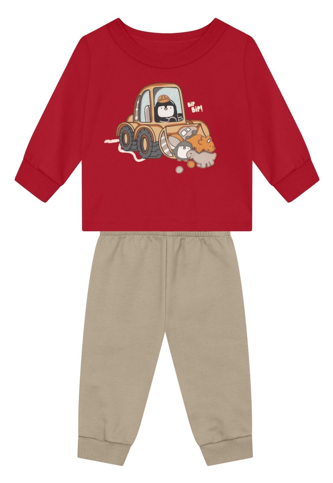 Infantil - Conjunto menino de pinguim Brandili Baby