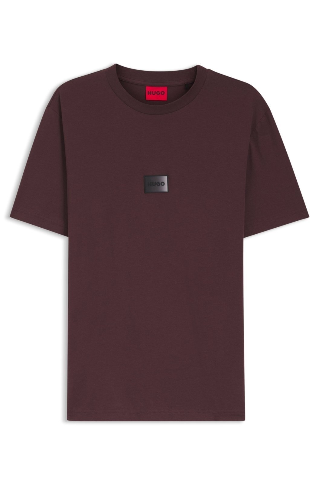 Camiseta Em Jersey De Algodão Com Logo