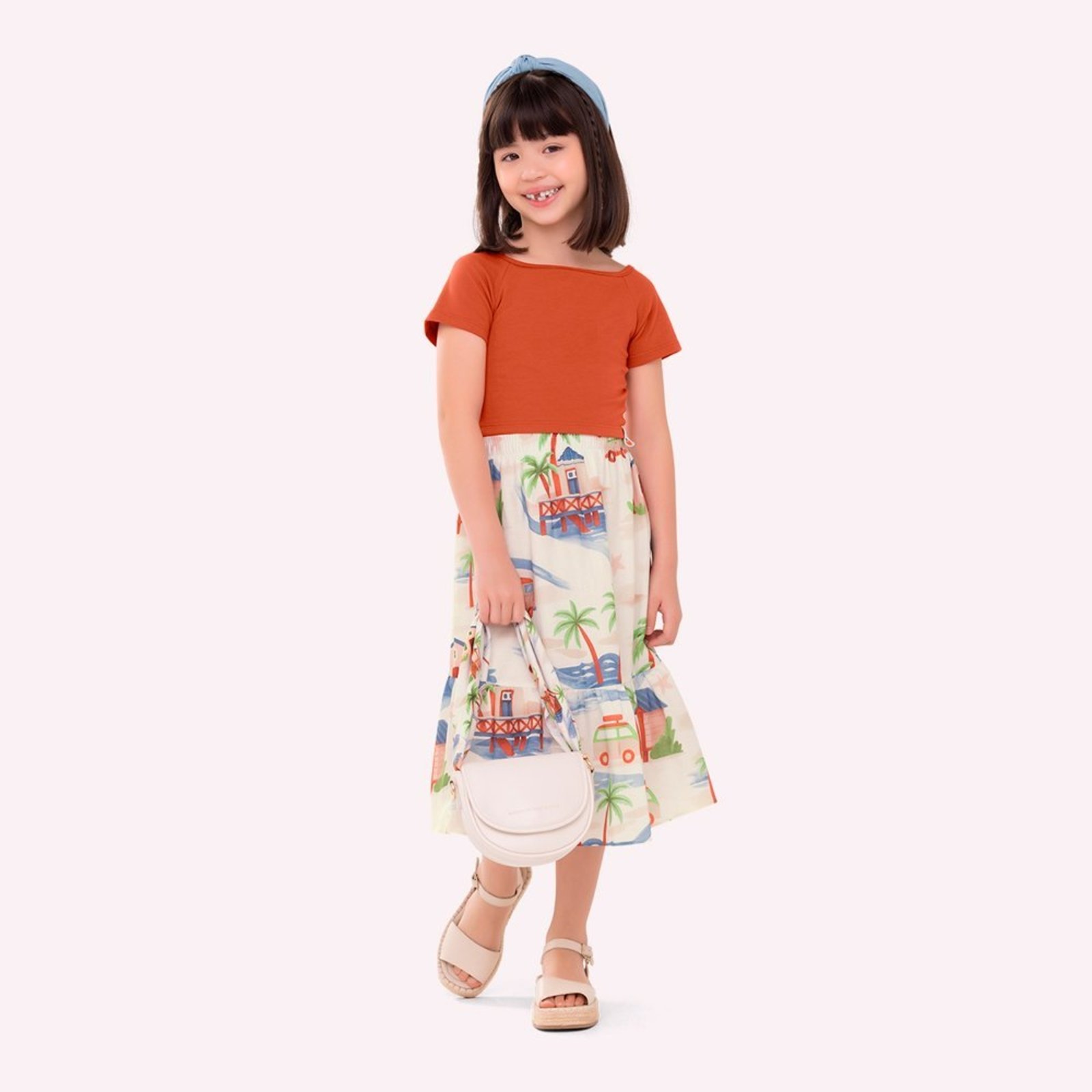 Infantil - Conjunto Menina Estampa Nanai