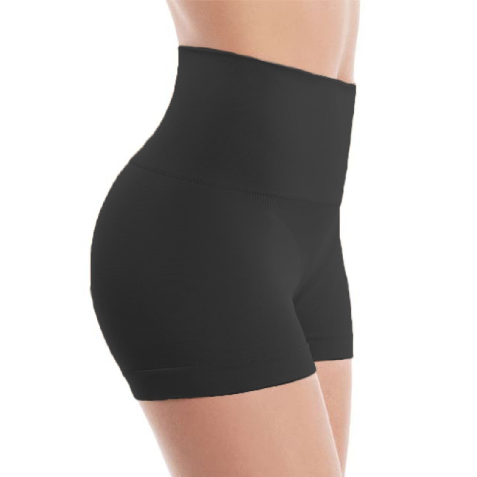 Vista 2 Calcinha Loba Redutora Boxer Slim Sem Costura Lupo preto Lupo preto