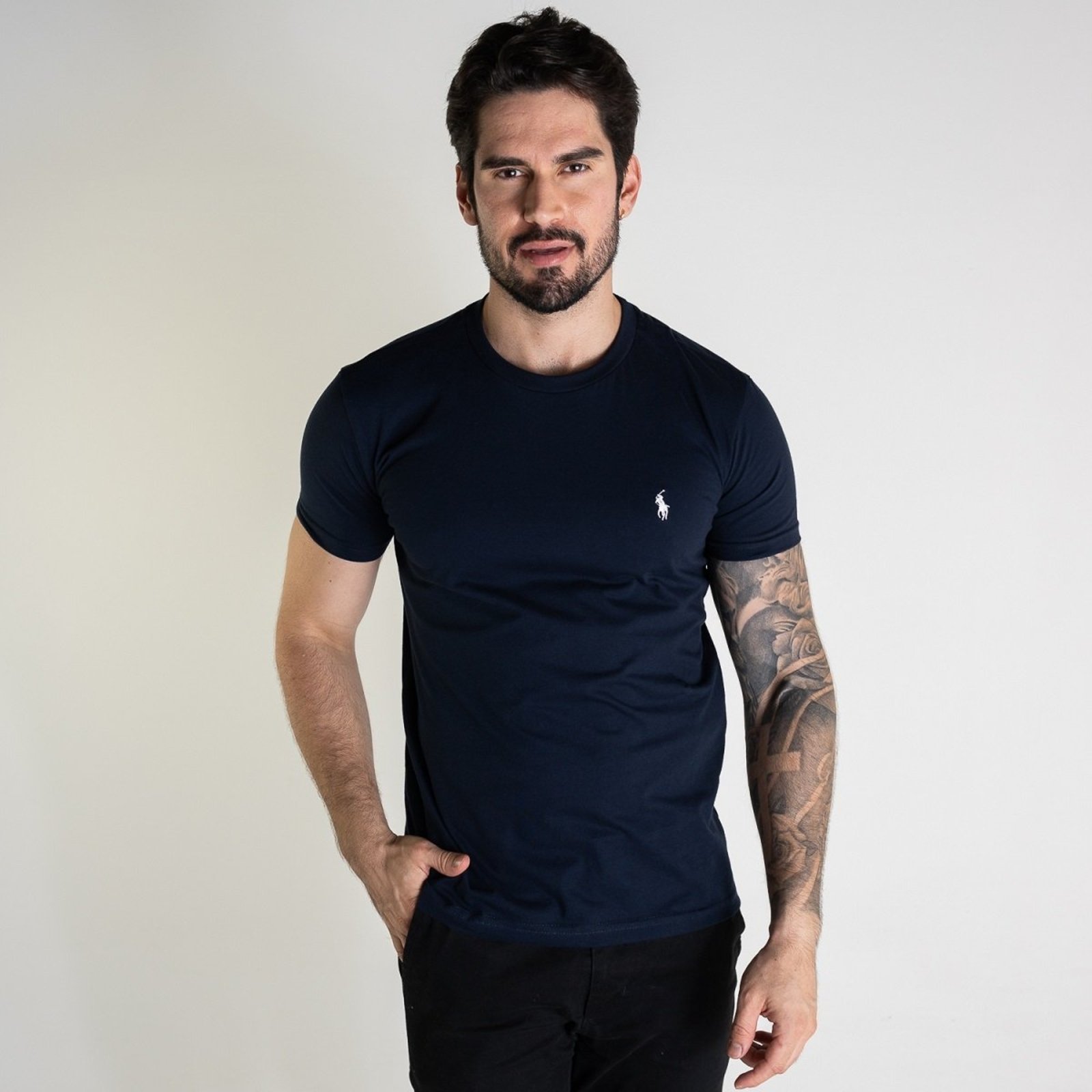 Camiseta Básica RL Azul Petróleo