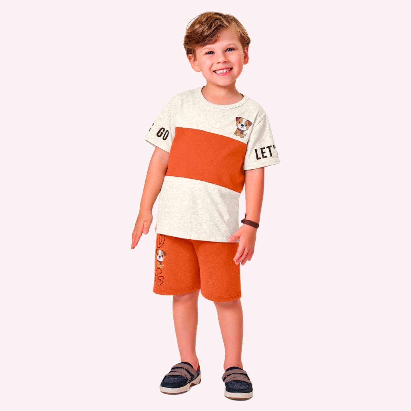 Infantil - Conjunto Cachorrinho Menino Kyly