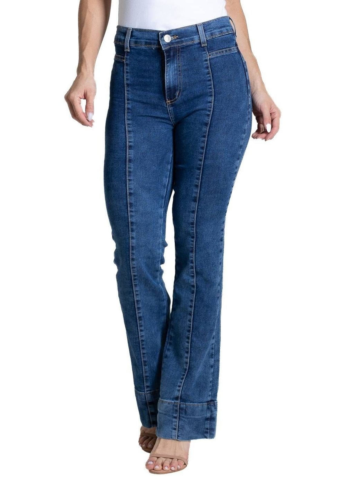 Calça Jeans Sawary Boot Cut - 284059 - Azul - Sawary