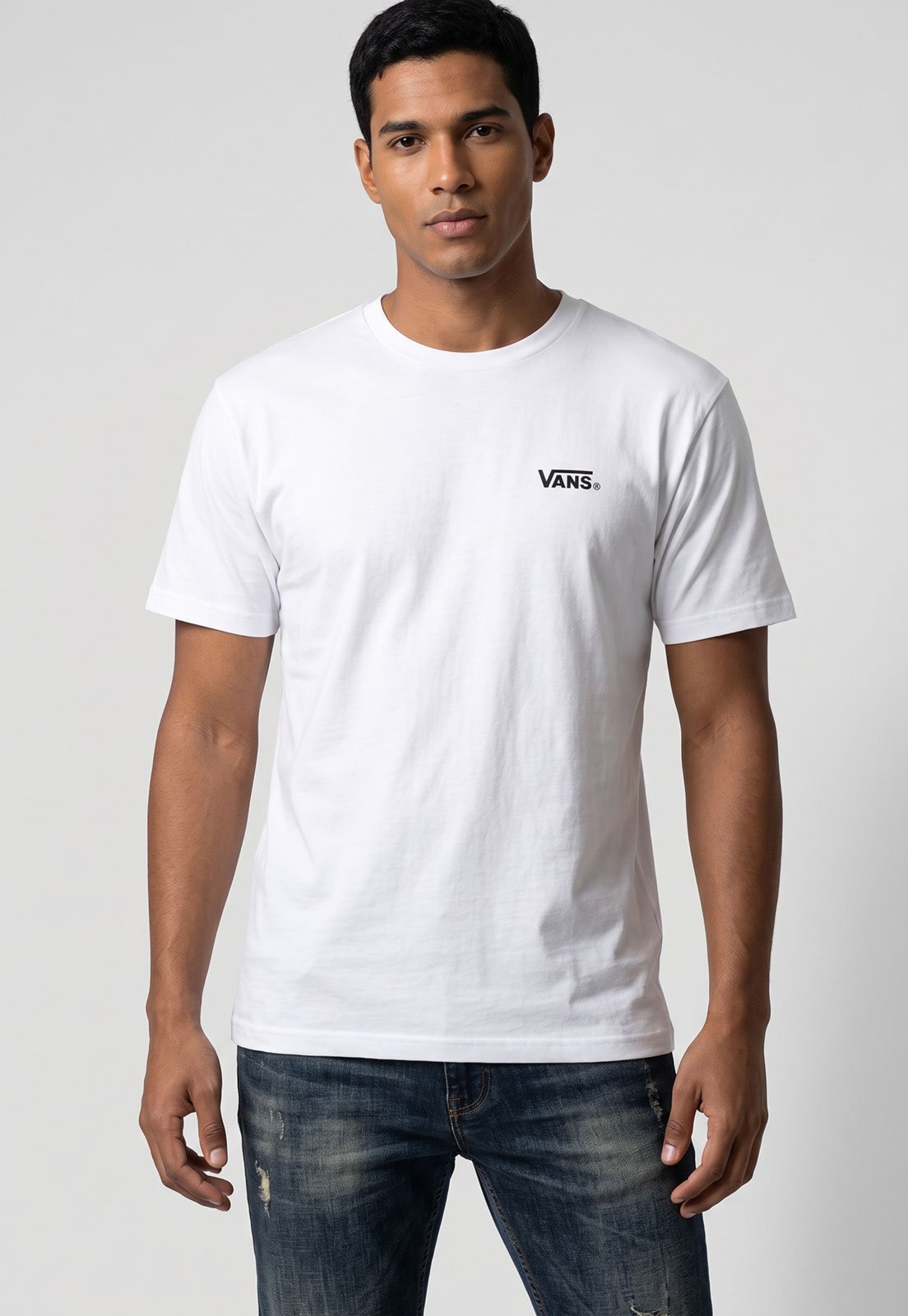 Camiseta Masculina Vans New Left Chest SS Tee Branca