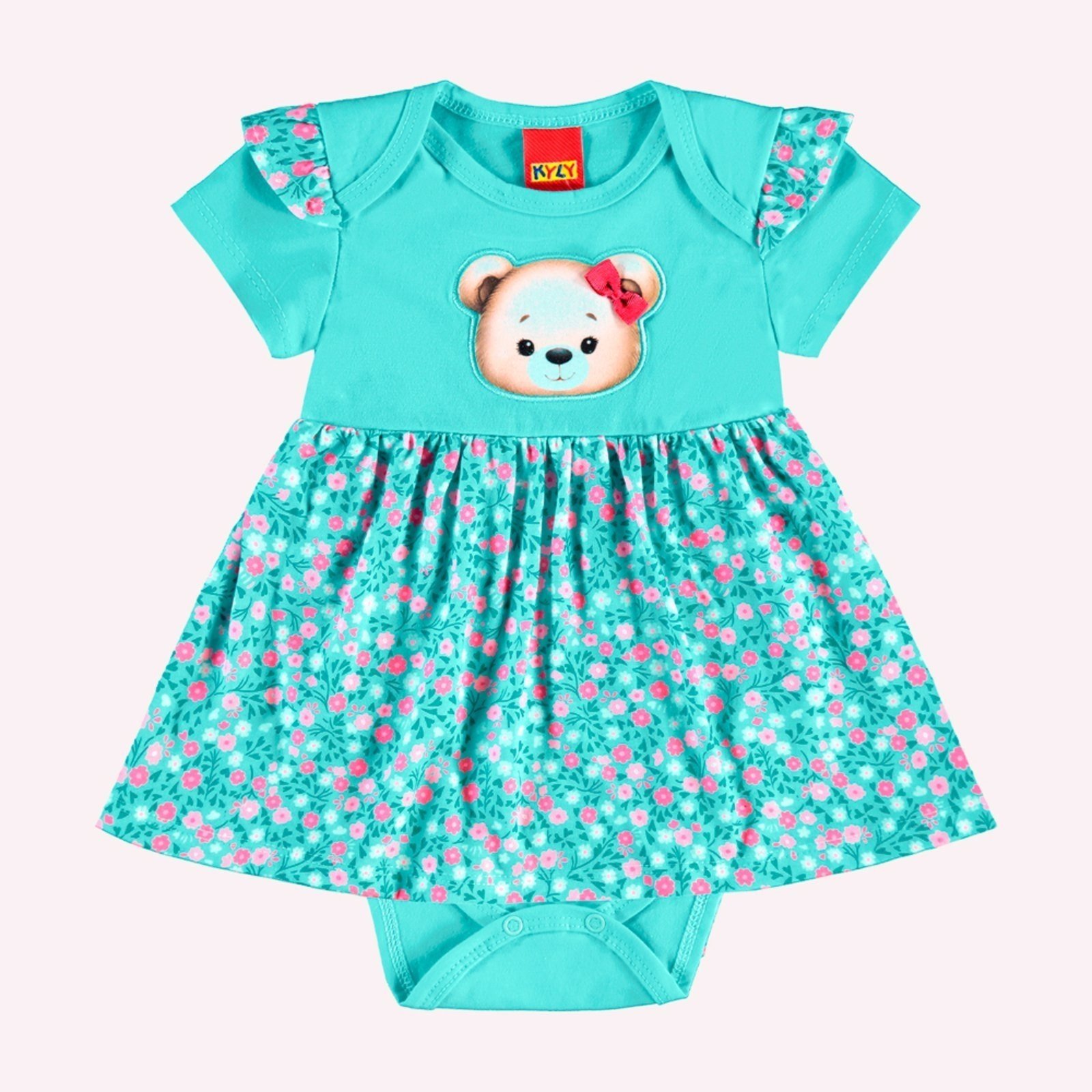 Infantil - Vestido Menina Bordado Kyly