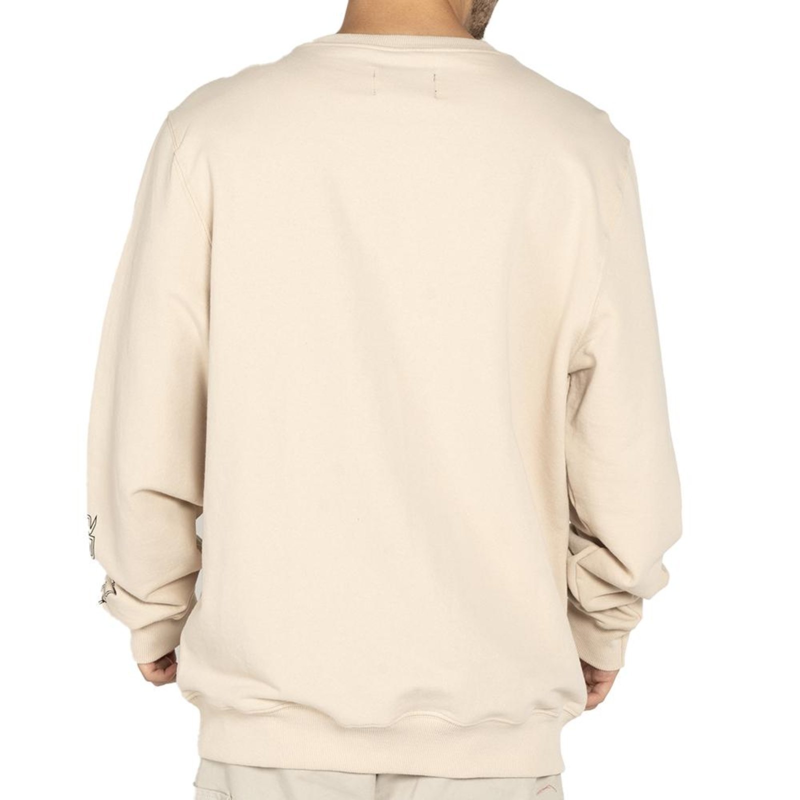 Moletom Quiksilver Careca New Tour WT25 Masculino Areia