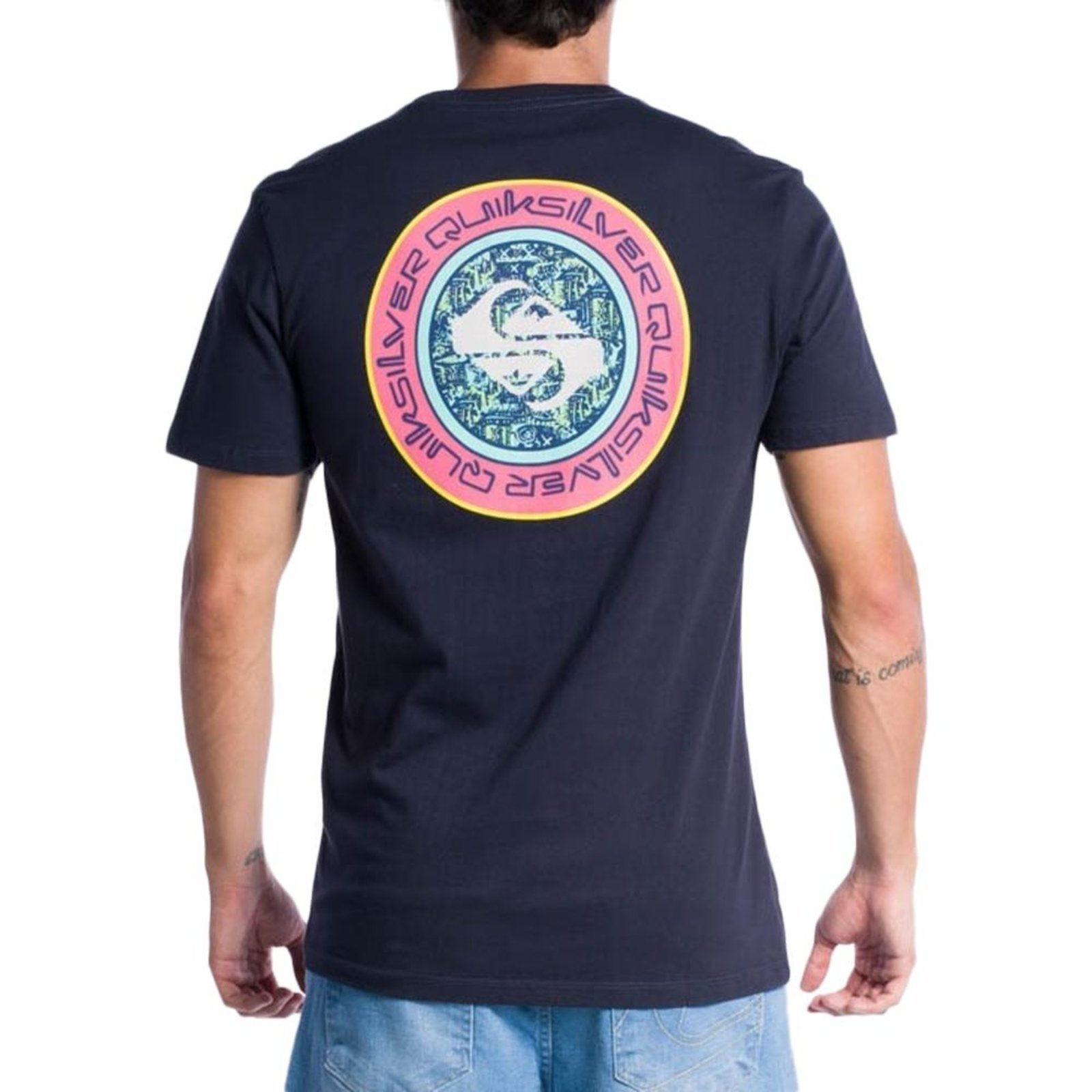 Camiseta Quiksilver Omni Circle SM24 Masculina Marinho