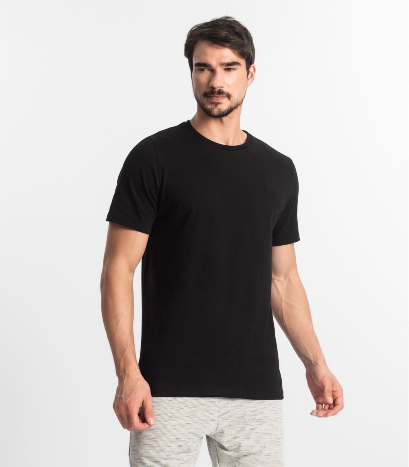 Camiseta Masculina Básica Diametro Preto