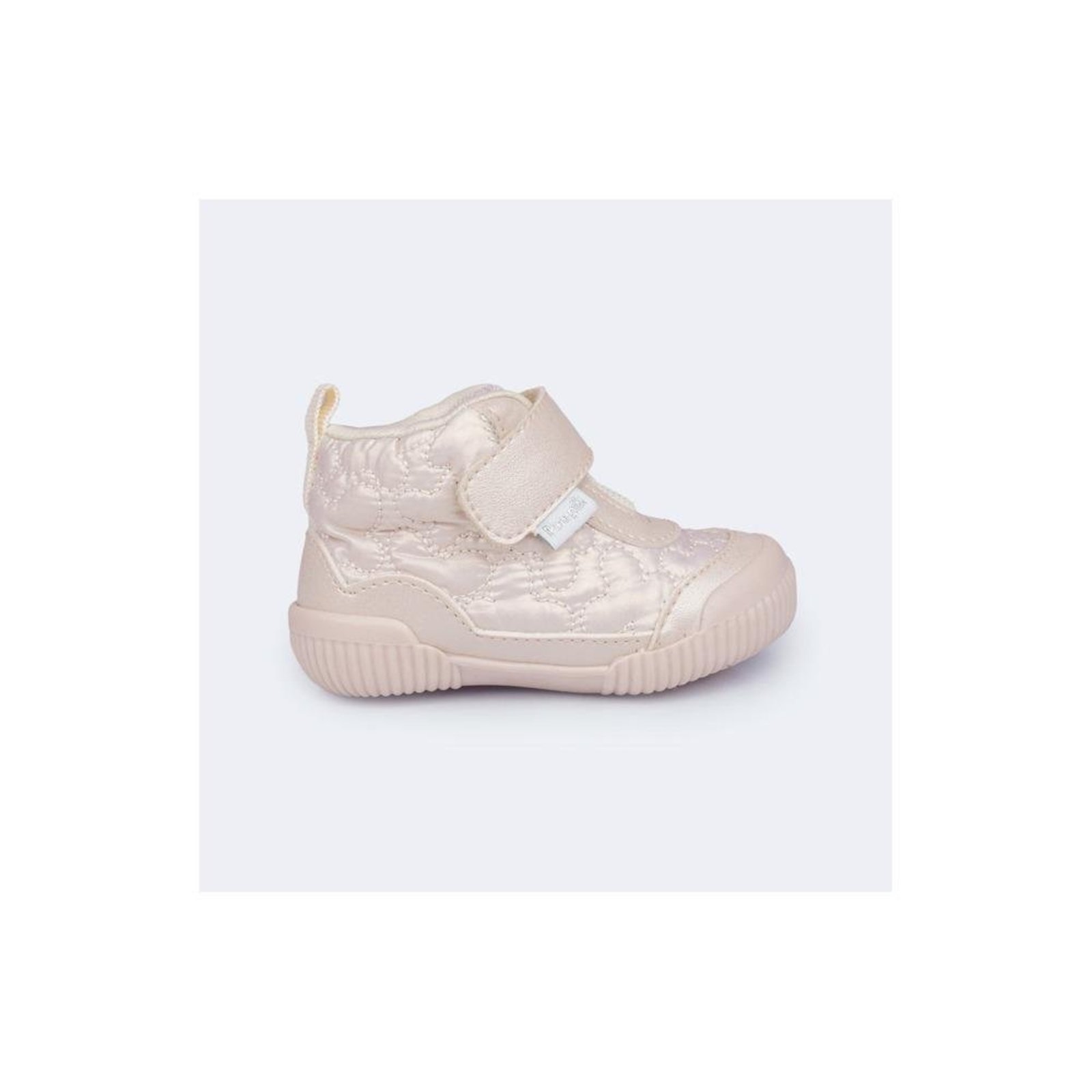 Infantil - Tênis Feminino Pampili Yuyu Comfy Cintilante Nude 17 Nude