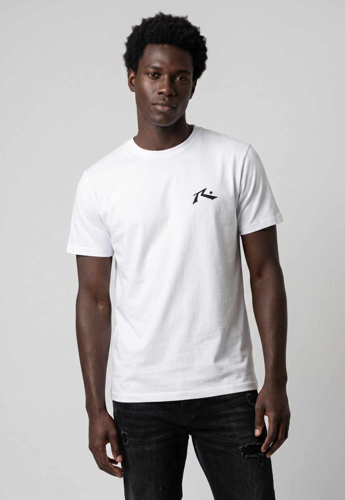 Camiseta Masculina Rusty Silk MC Boards Branco