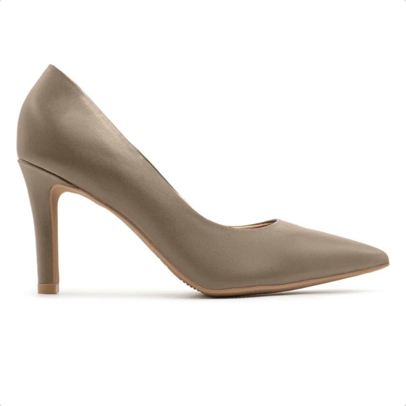 Scarpin Usaflex Feminino Casual Bico Fino AD0601 Marrom