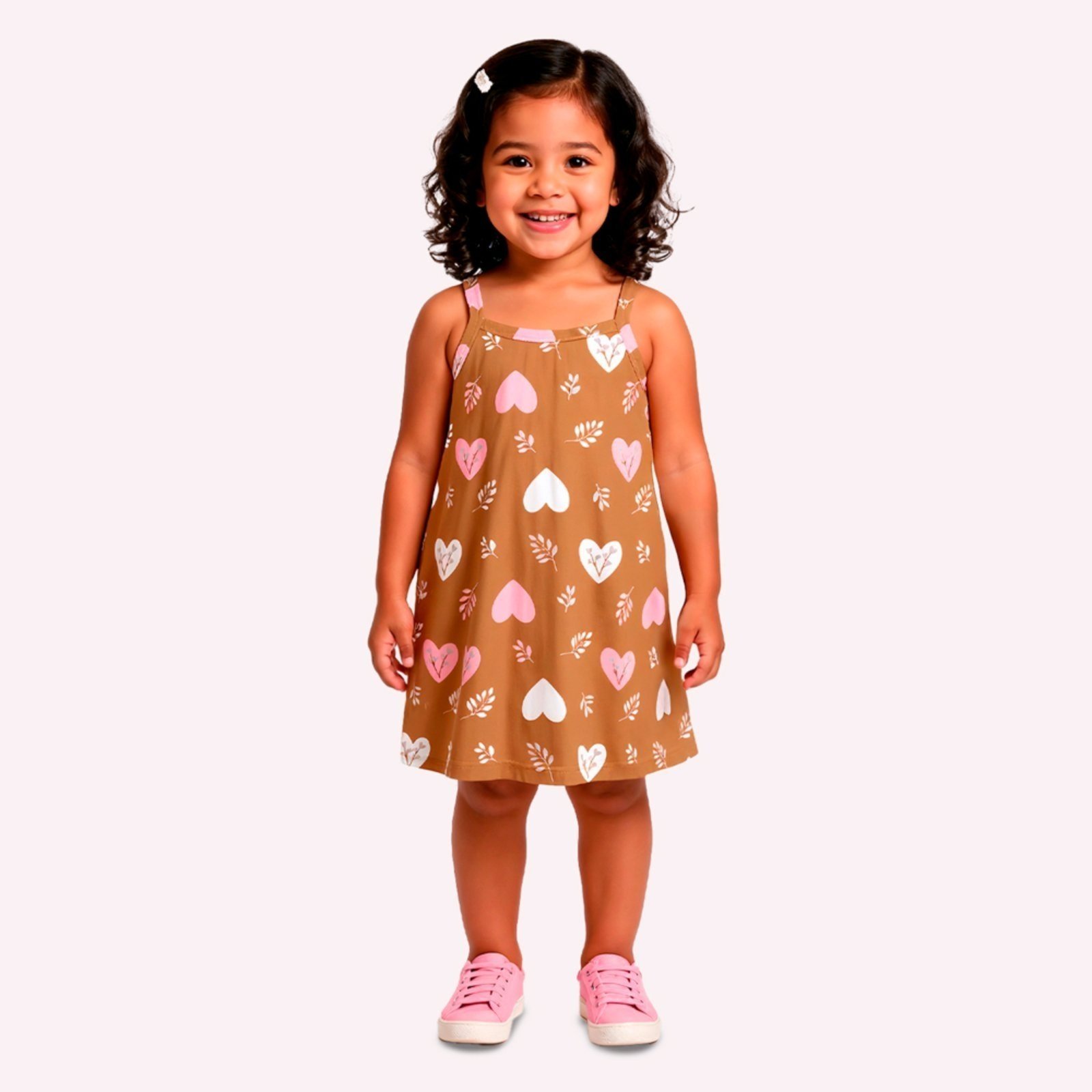 Infantil - Vestido Menina em Algodão Kyly