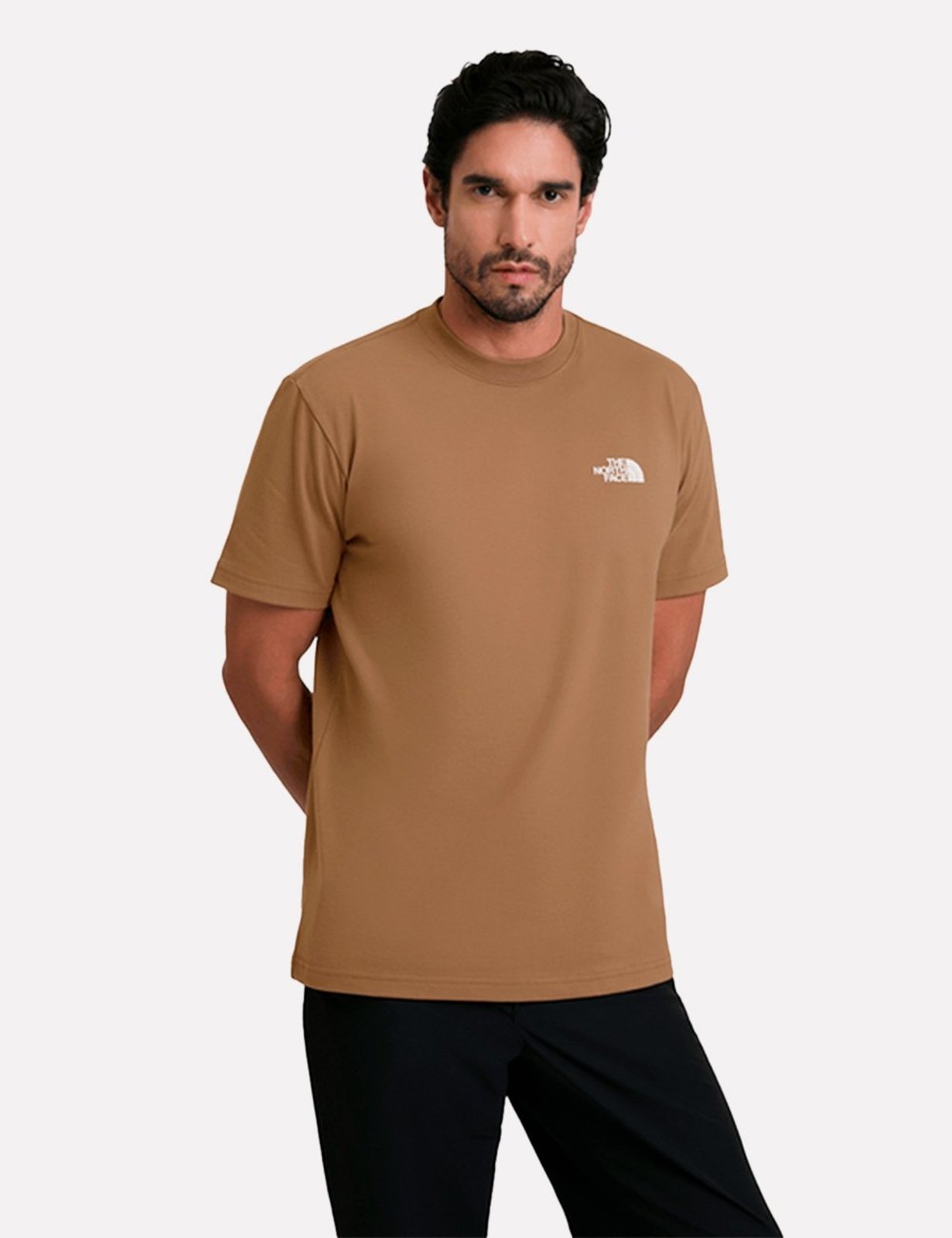 Camiseta The North Face Standard Fit Biner Graphic 4 Marrom