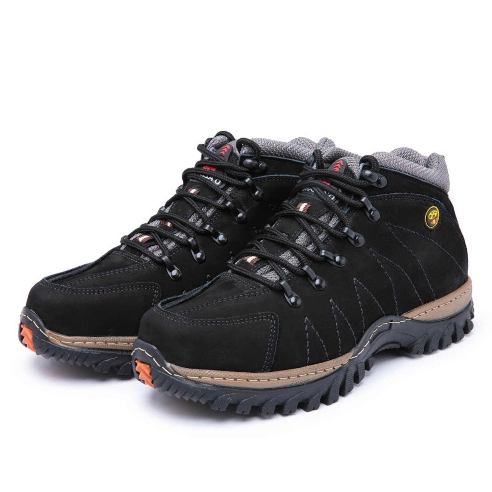 Tenis Pe De Couro Adulto Em Couro Preto