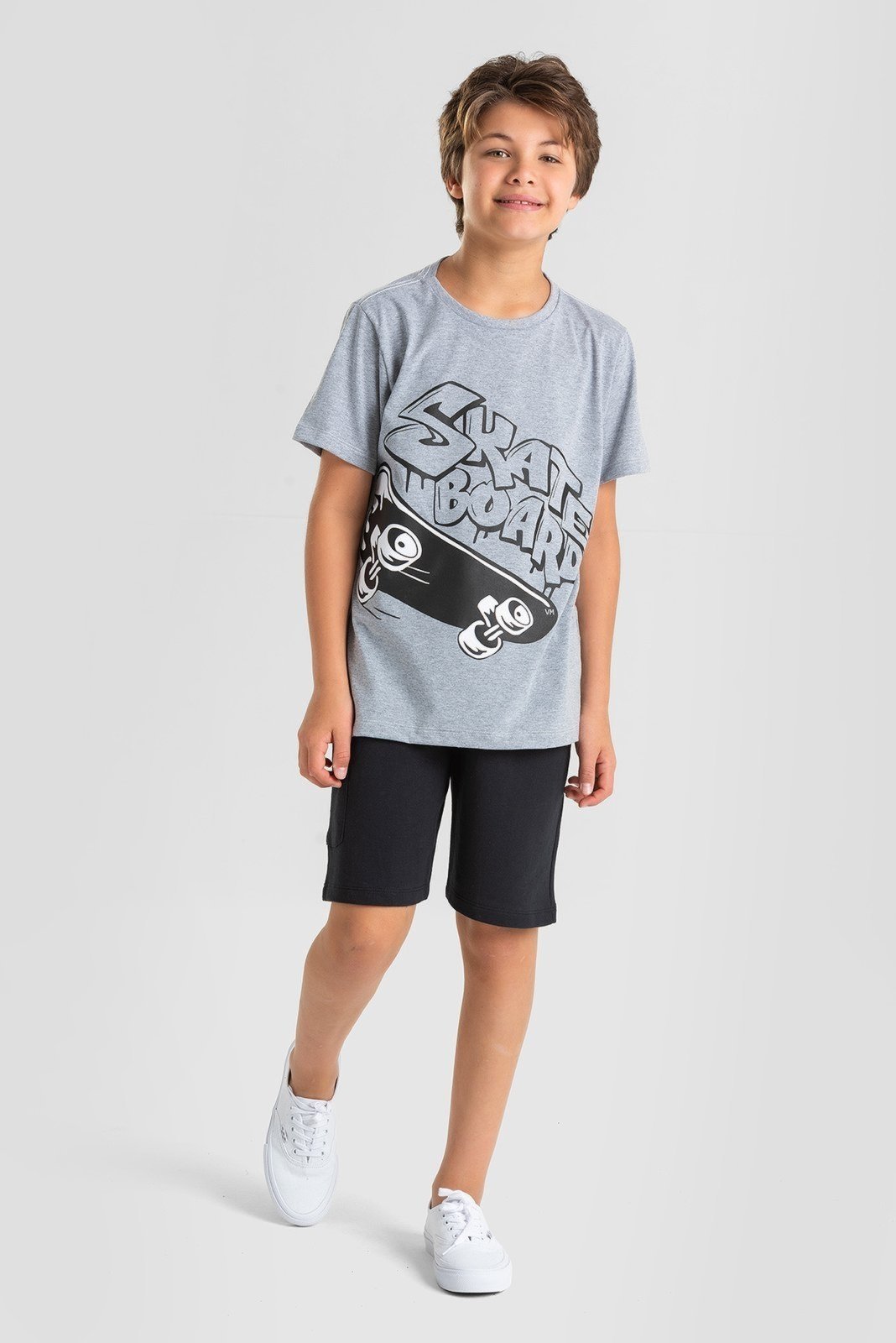 Infantil - Conjunto Juvenil Verão Masculino SkateBoard