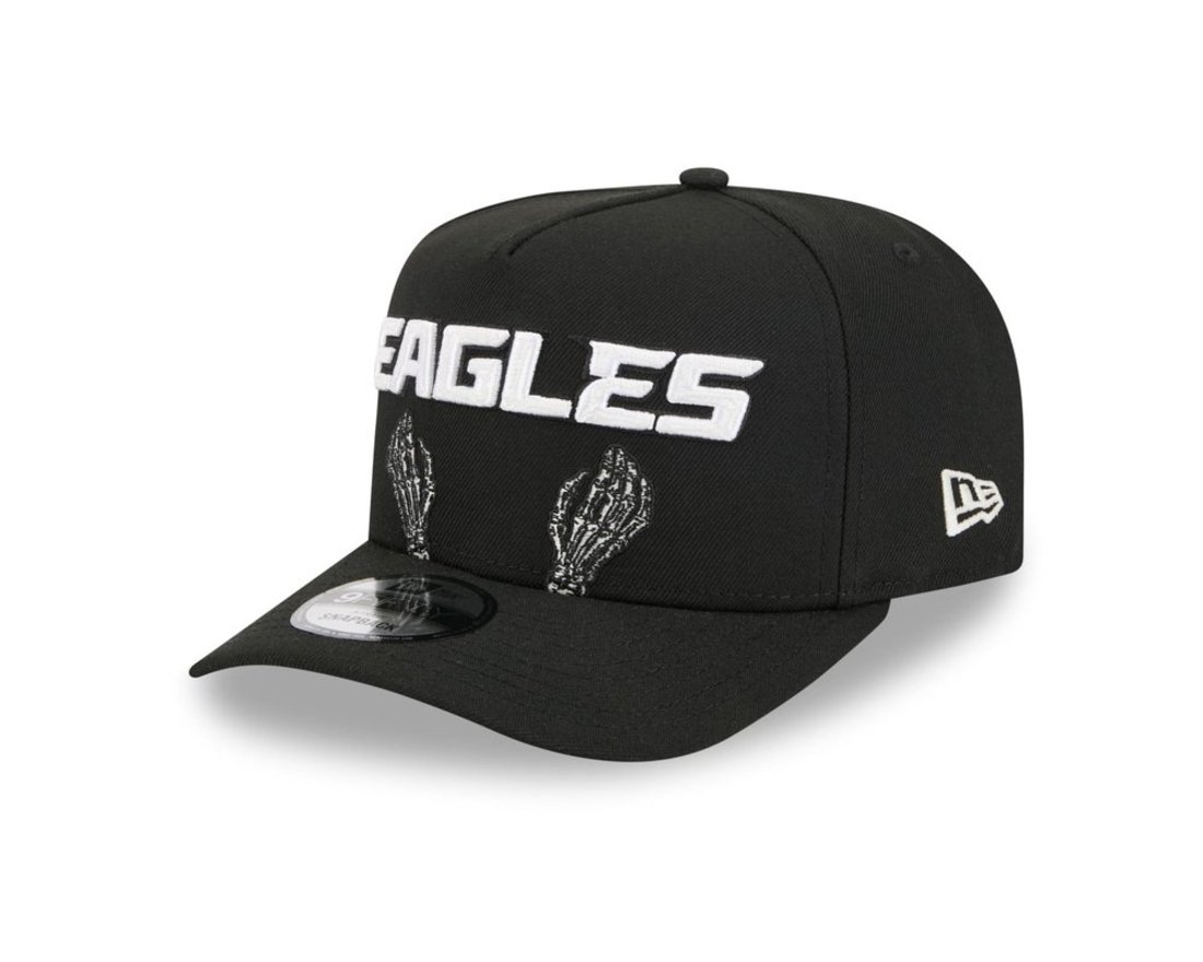 Bone New Era 9FIFTY A-Frame Philadelphia Eagles NFL Preto