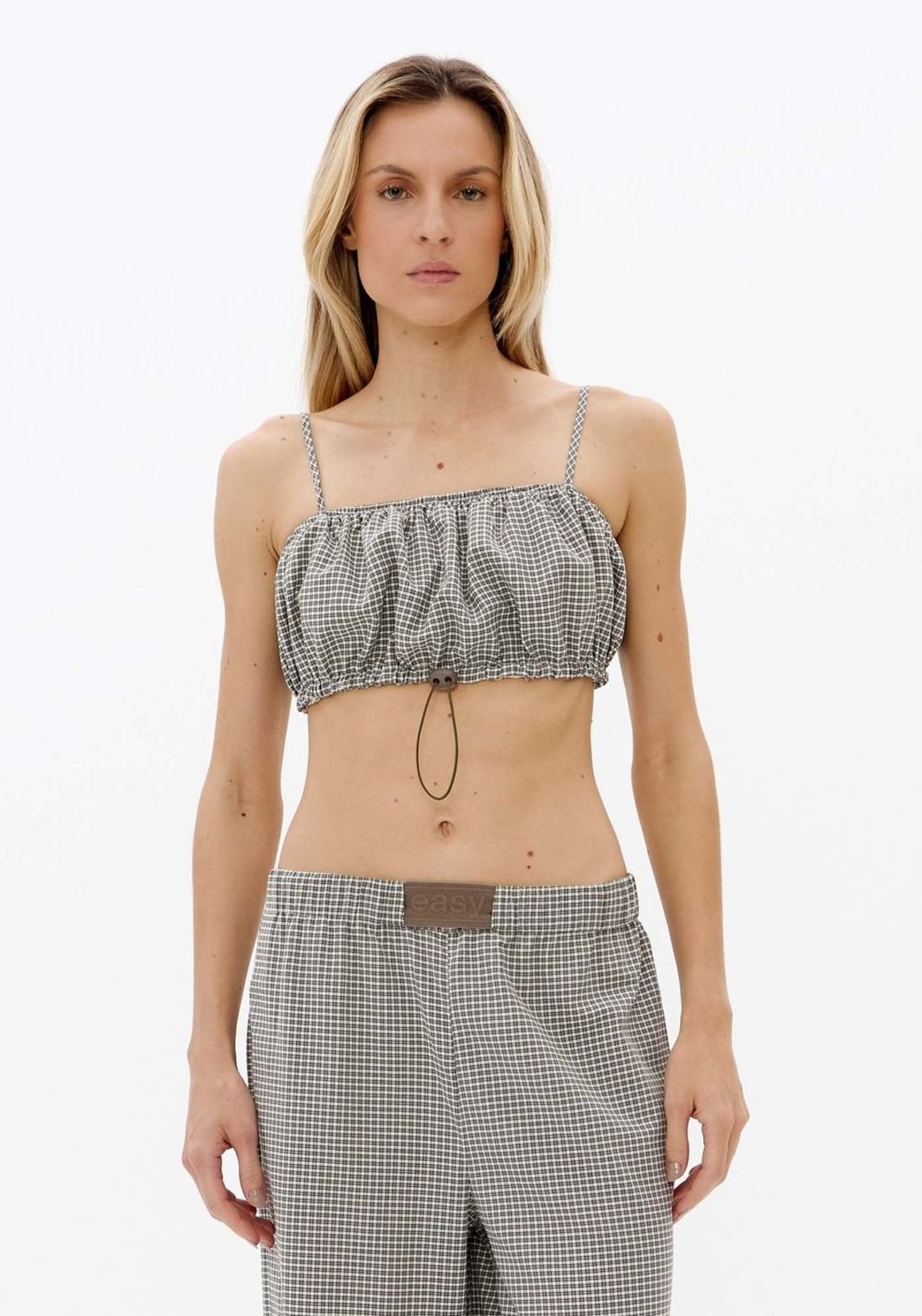 Top De Alças Franzido Sport Easy