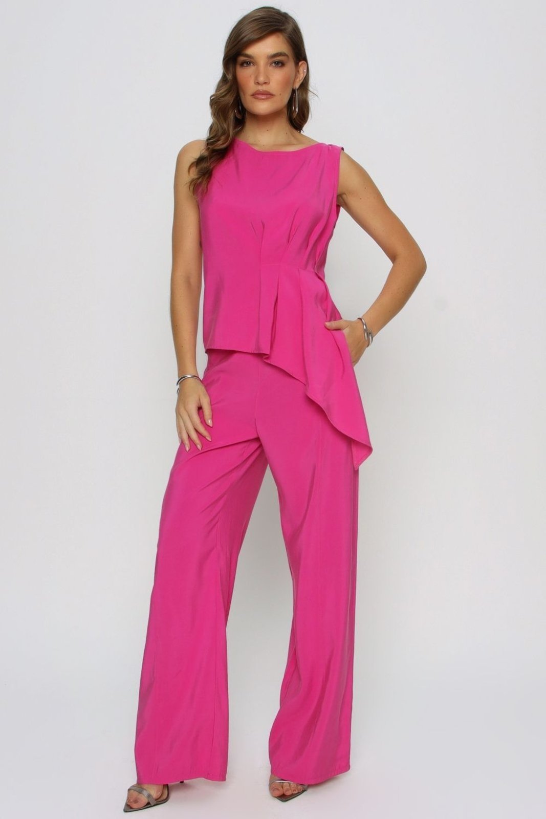 CALCA WIDE PENELOPE PINK ELETRIC Gatabakana