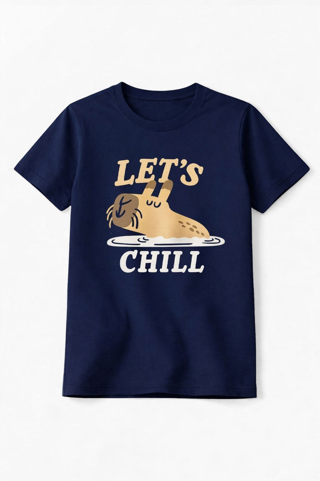 Infantil - Camiseta Masculina Algodão Lets Chill Marinho - Babei no Look