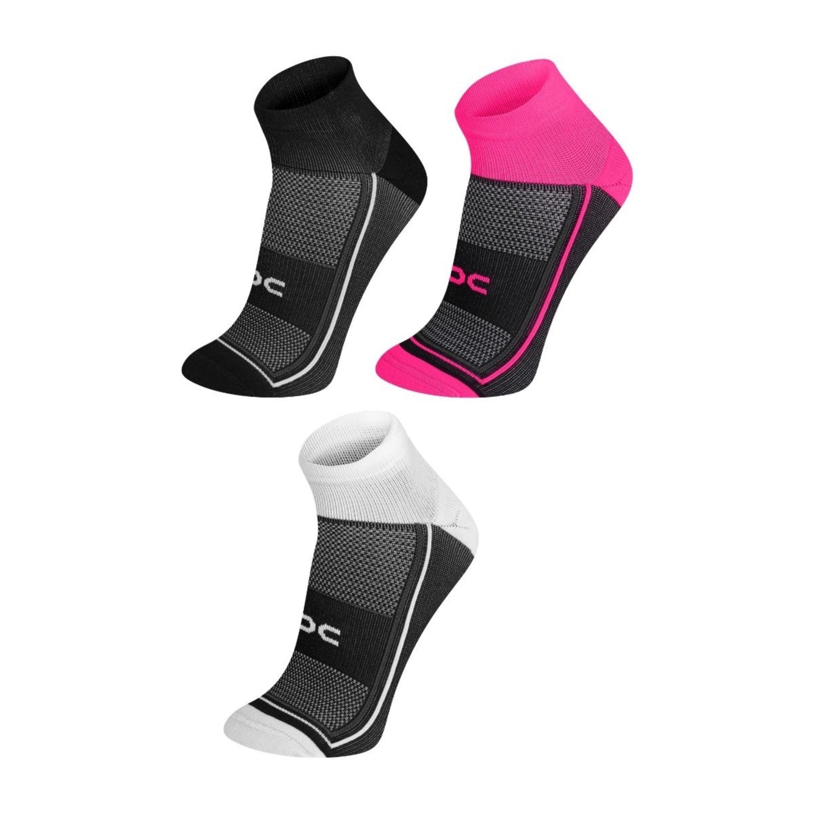 Infantil - Kit 3 Meia esportiva performance tecnologia anatômica mais confortável , ideal para praticar esportes com conforto e alta performance