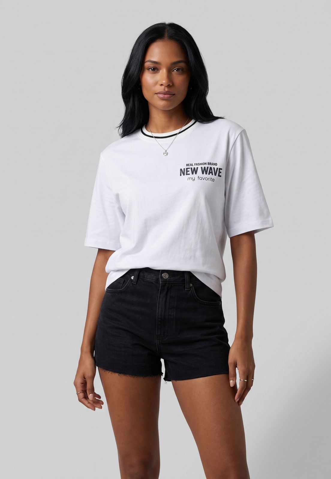 Camiseta Feminina My Favorite New Wave Branca