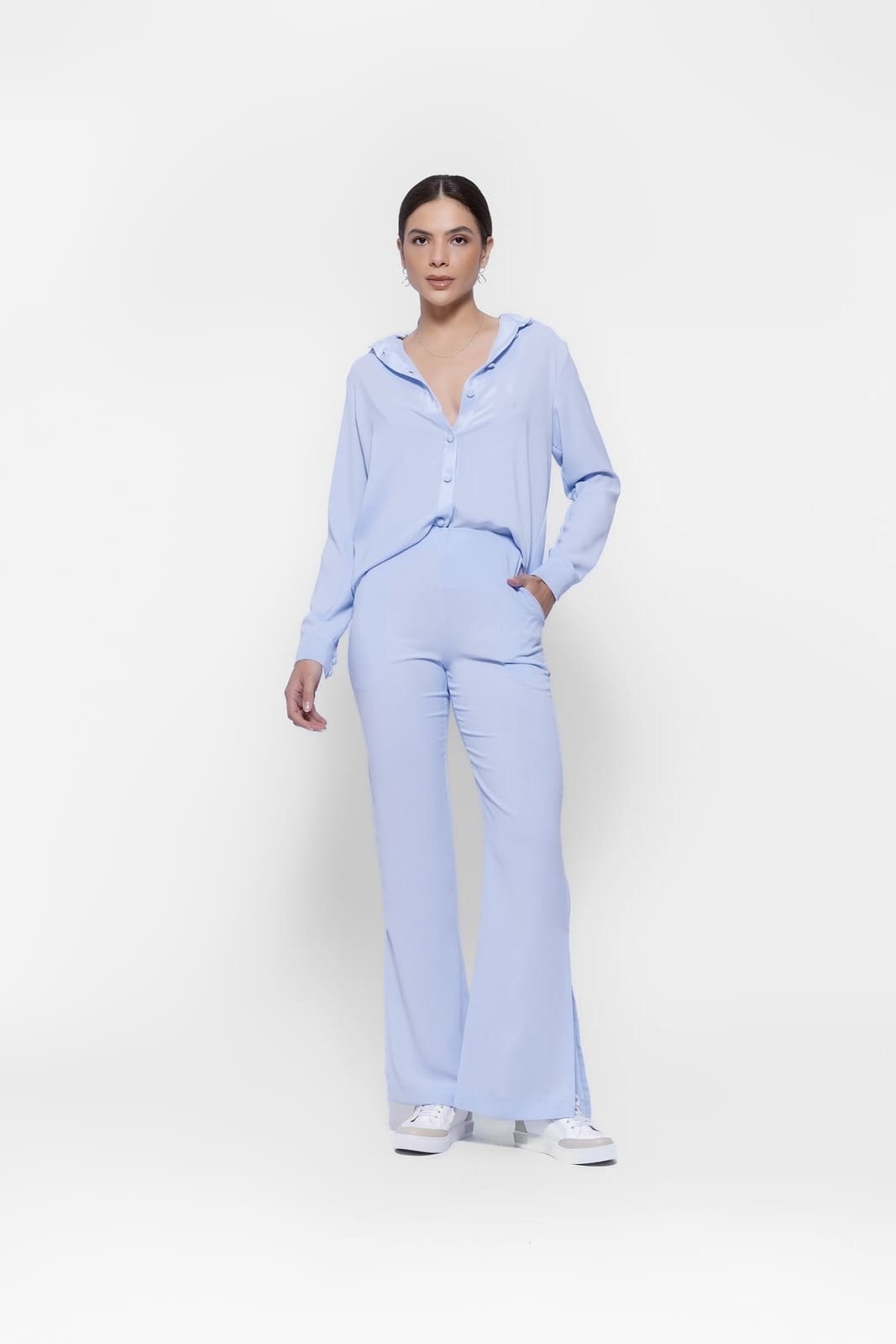 Calça Flare Lemmut Azul