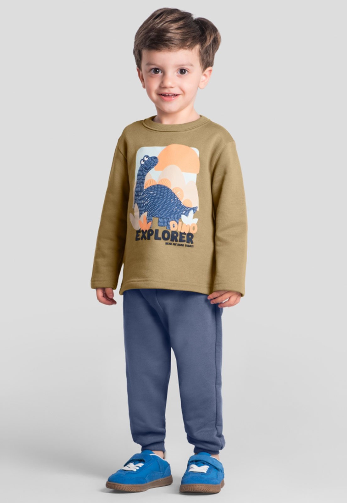 Infantil - Conjunto Brandili Dinossauro Verde