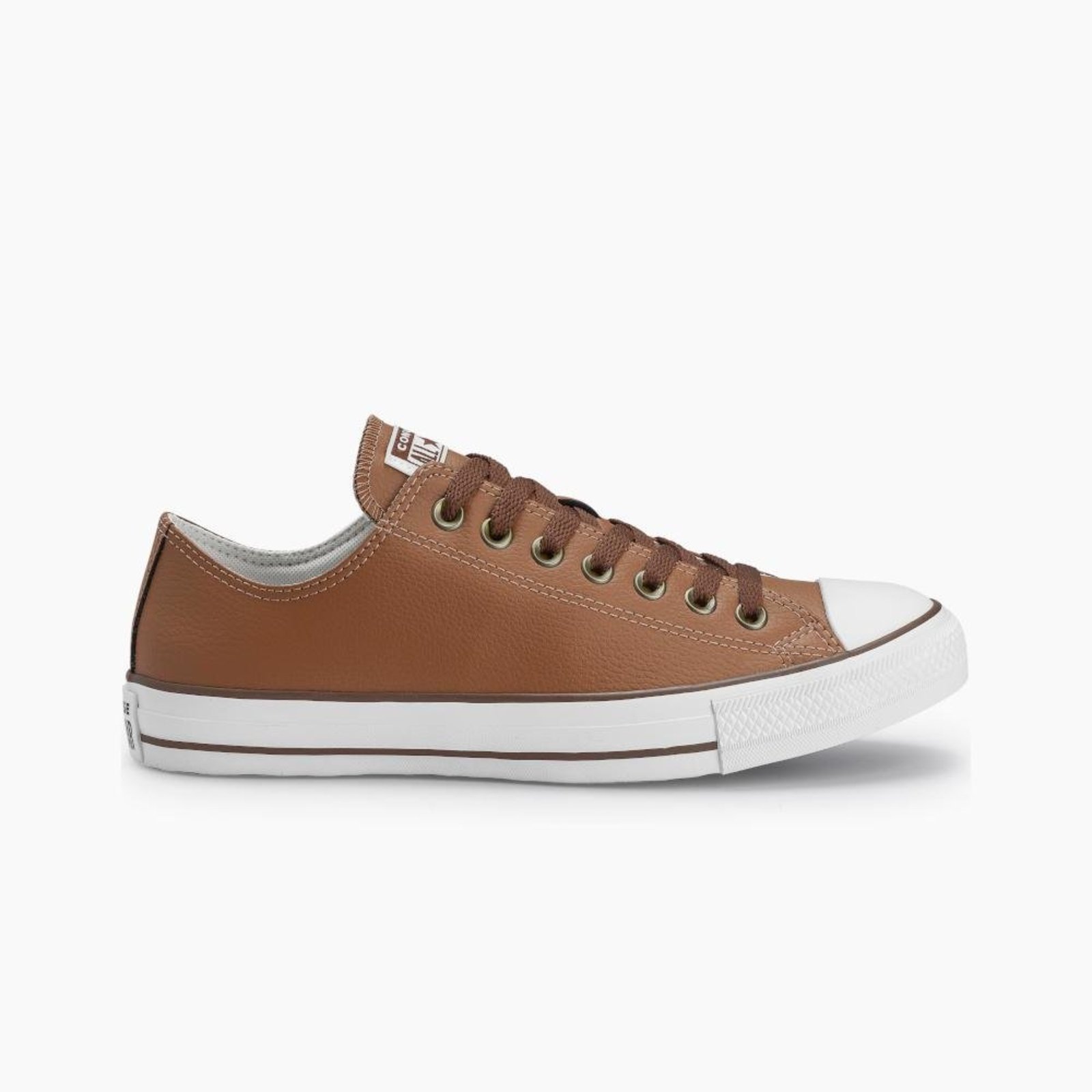 Tênis Chuck Taylor All Star Sintético Cano Baixo Marrom