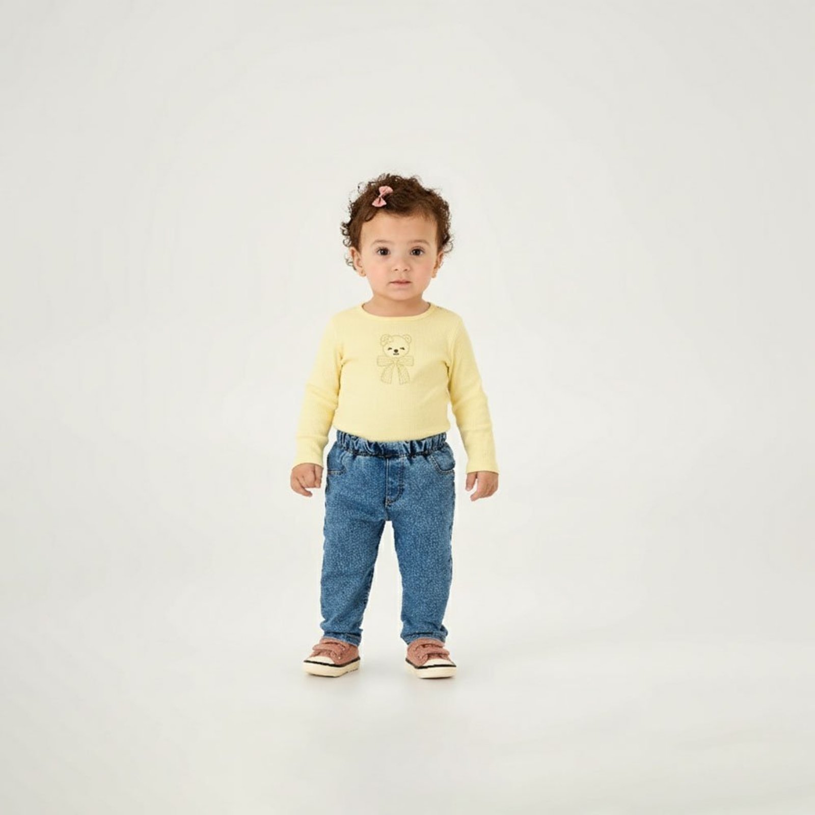 Infantil - Body Amarelo Pulla Bulla Menina - 55109-4