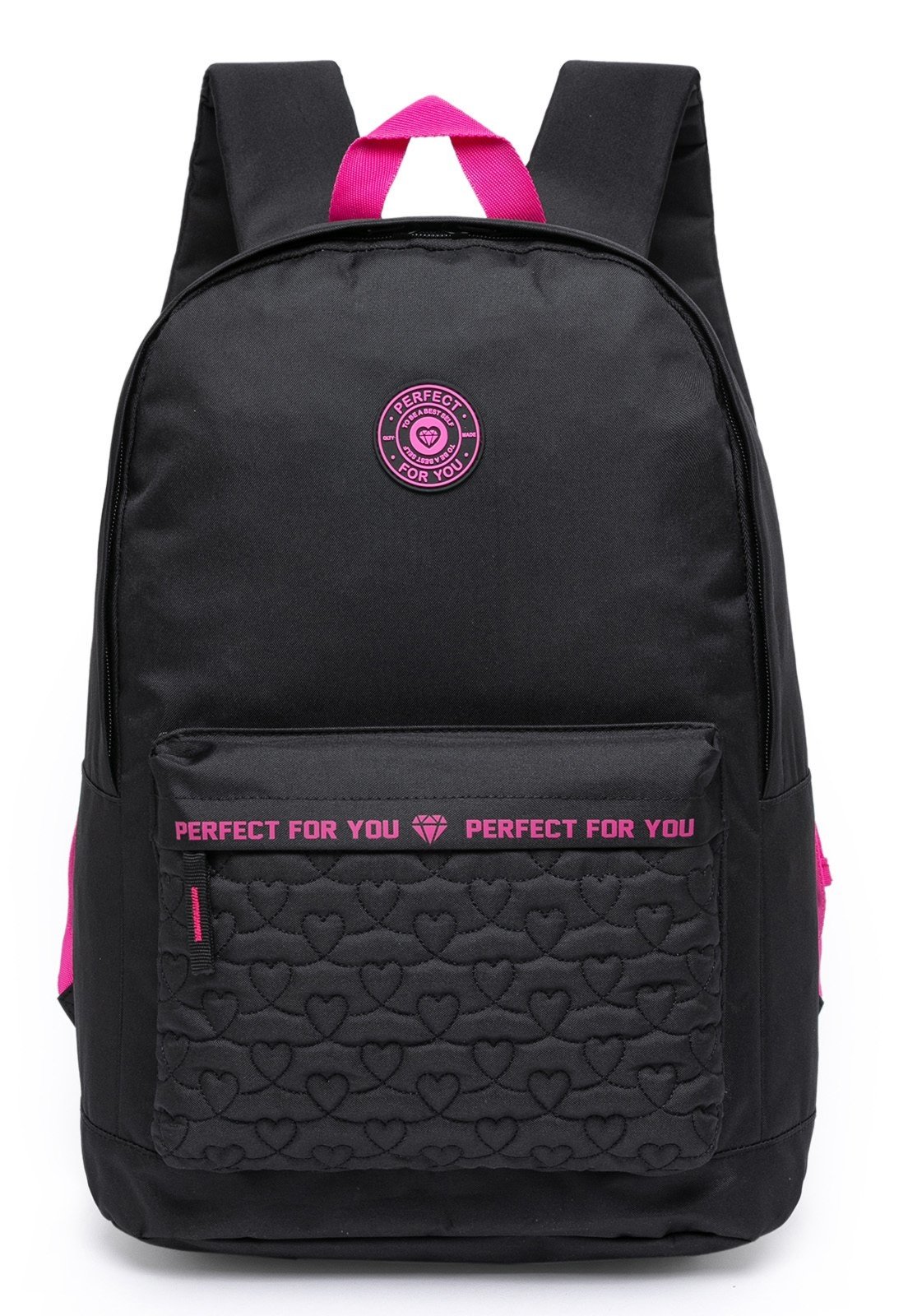 Mochila Bolsa Feminina Espaçosa Reforçada Escolar Dia a Dia