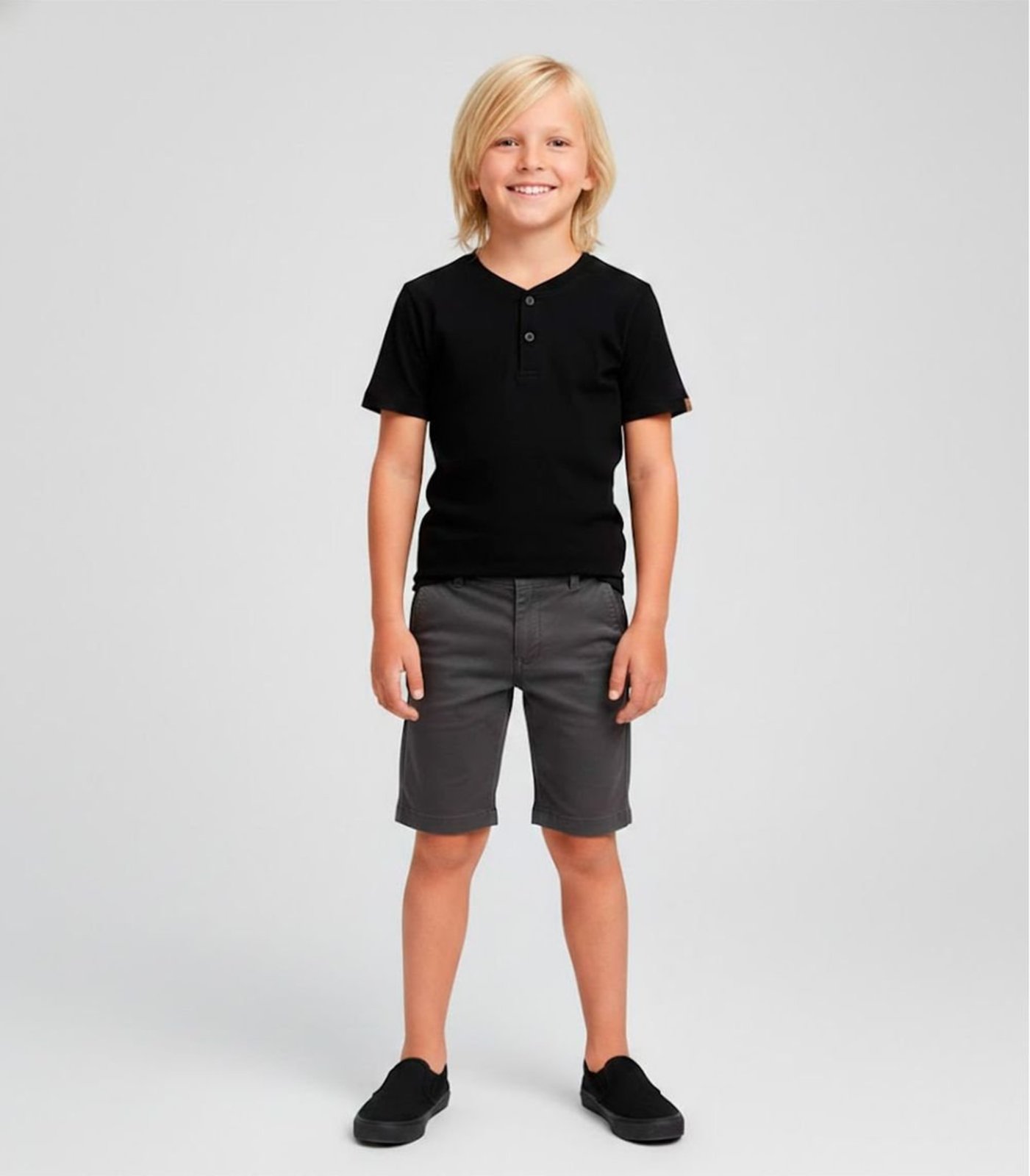Vista 2 Infantil - Camiseta Menino Cotton Leve Trick Nick preto Trick Nick preto