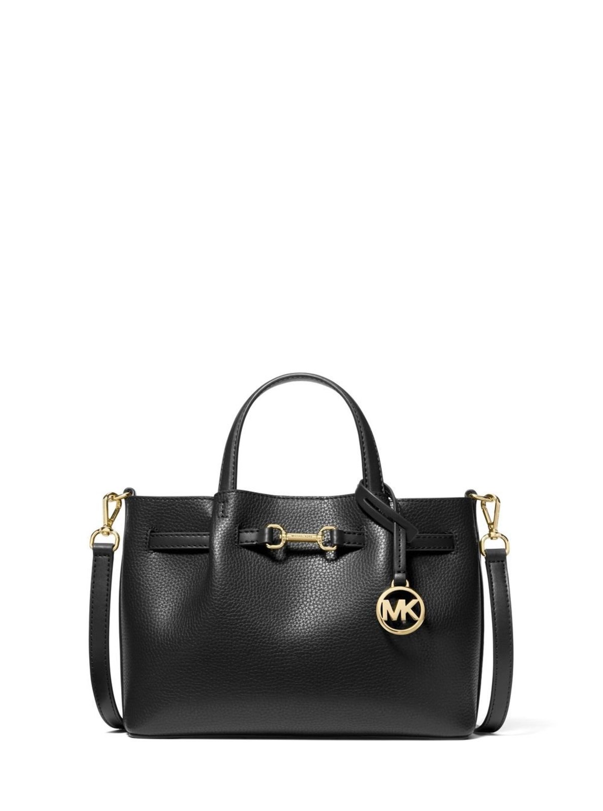 Vista 2 Bolsa Tiracolo Carson Pequena De Couro 35S5g2zs5t001 preto preto
