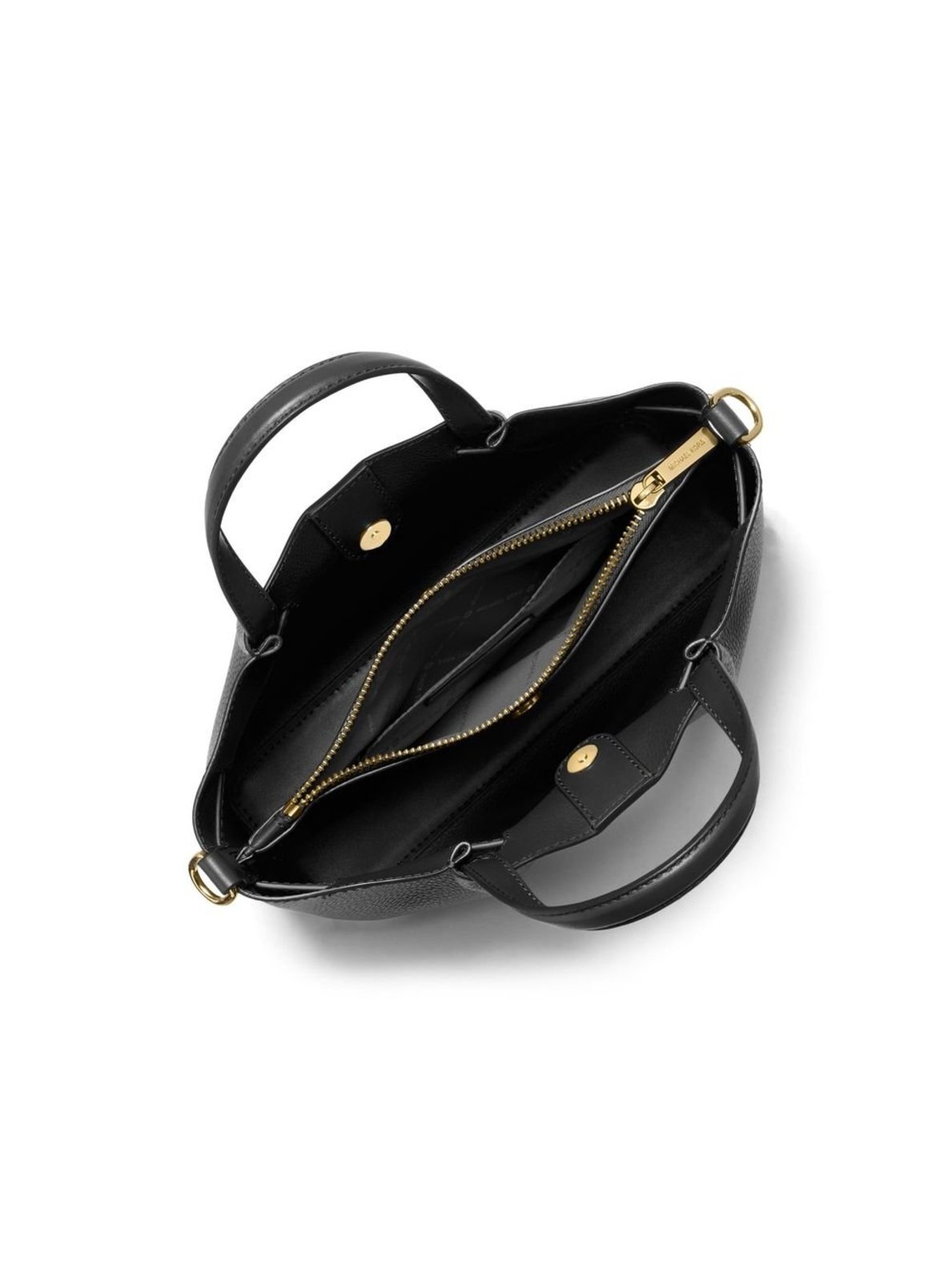 Vista 3 Bolsa Tiracolo Carson Pequena De Couro 35S5g2zs5t001 preto preto