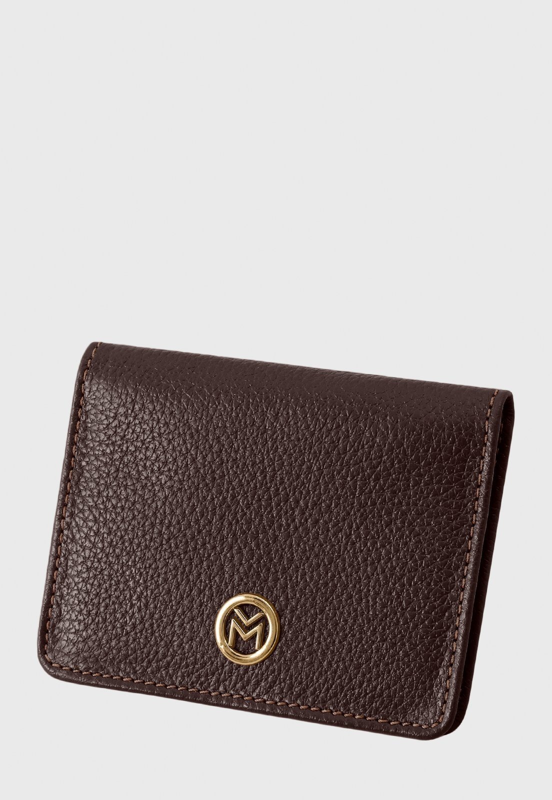 Carteira de Couro Mariart 674C Chocolate