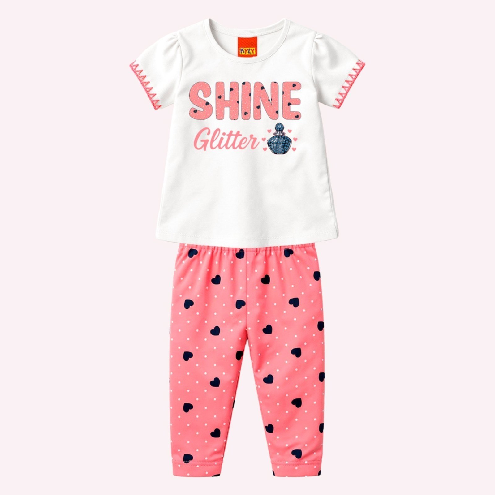 Infantil - Conjunto Menina Lettering Kyly