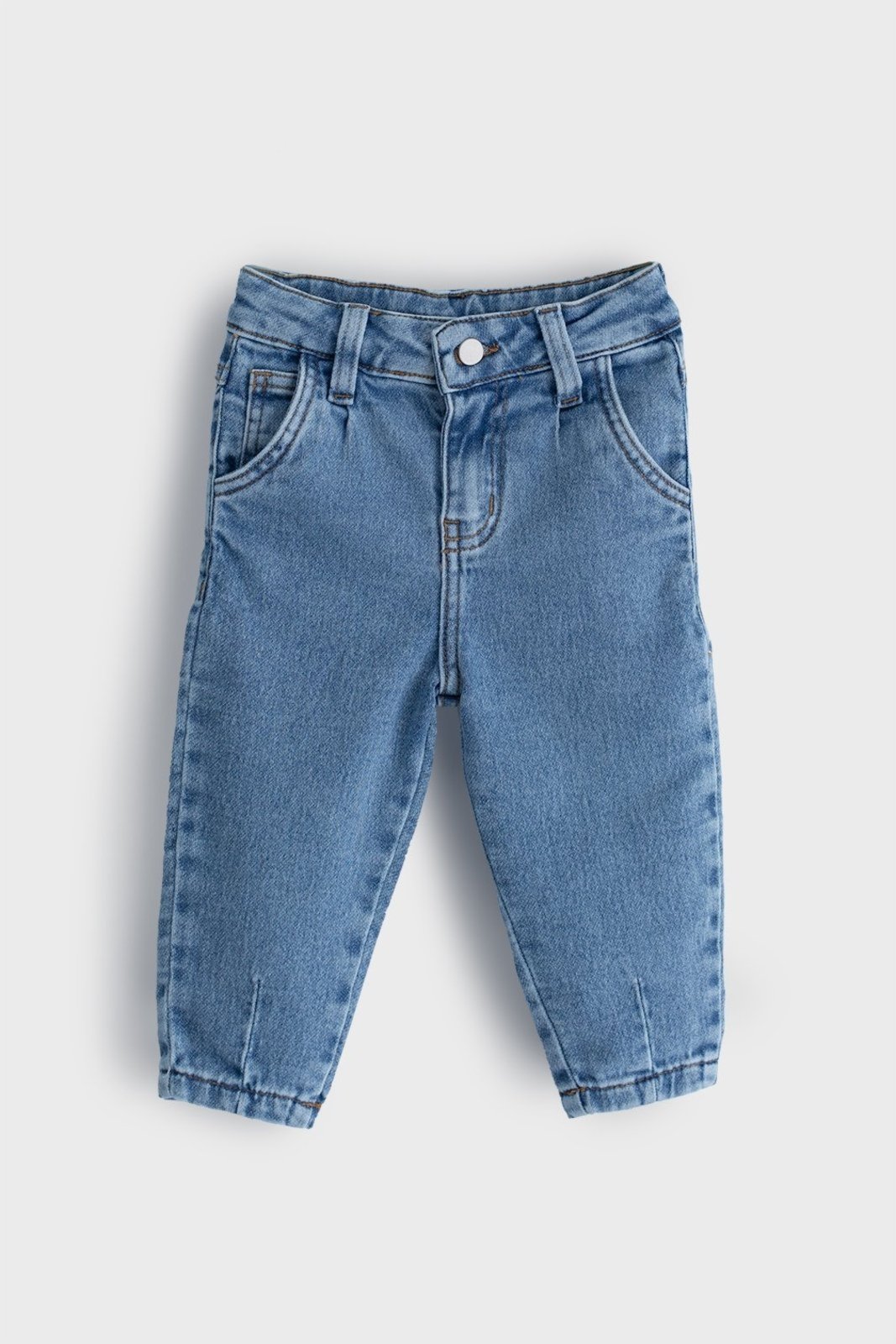 Infantil - Calça Slouchy Jeans Moletom Cós Regulável Zebra&Friends