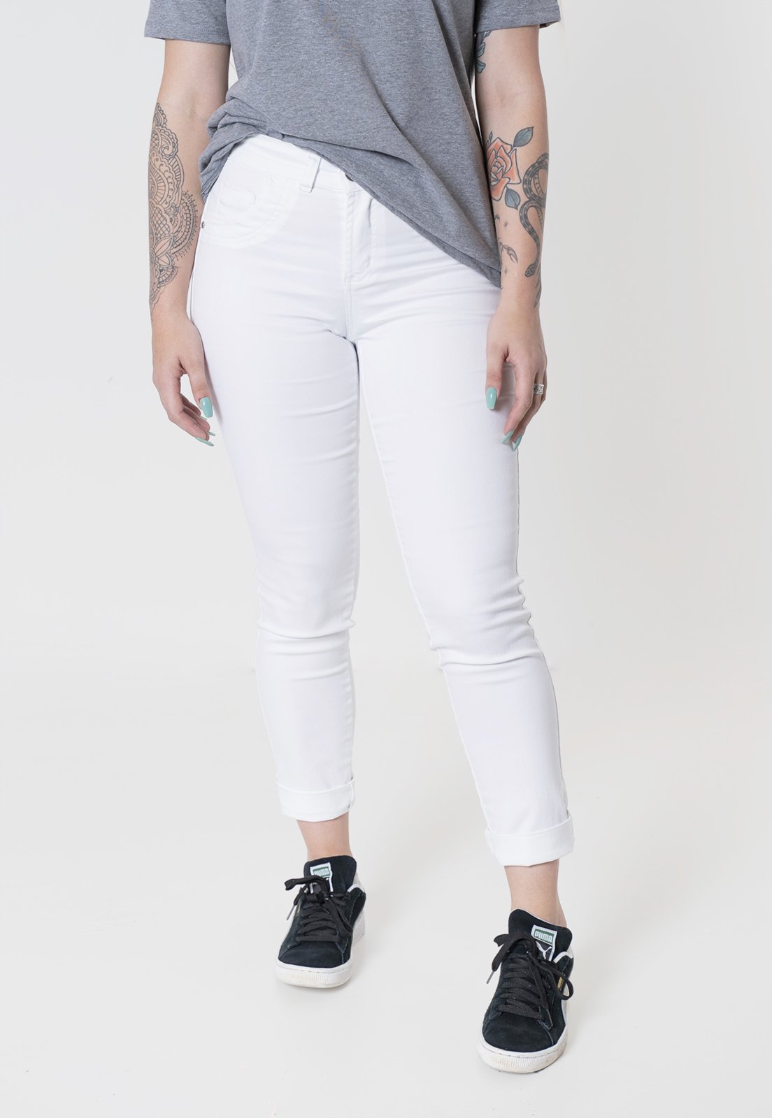 Calça Jeans Aero Jeans Skinny Branca