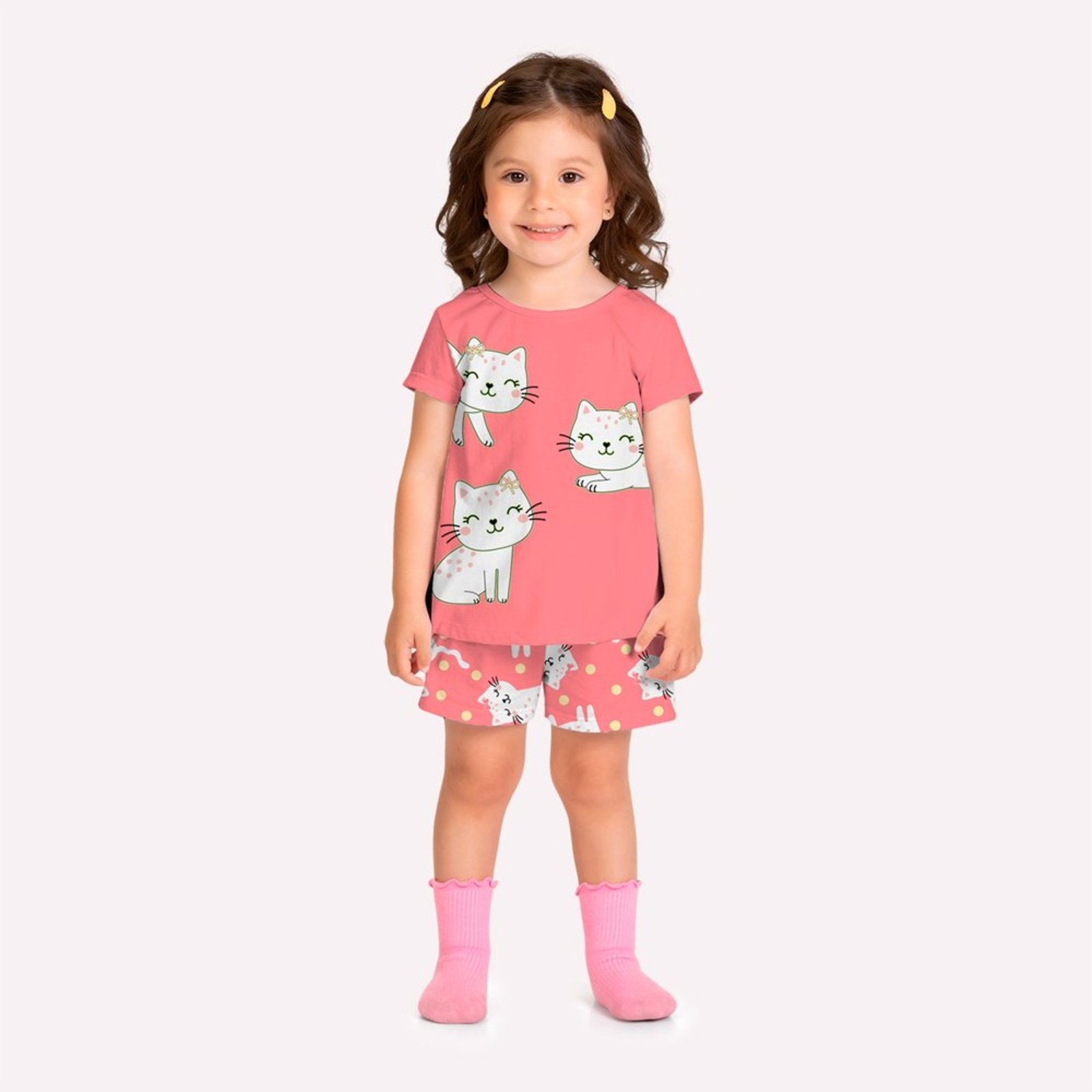 Pijama Menina Gatinhos Kyly