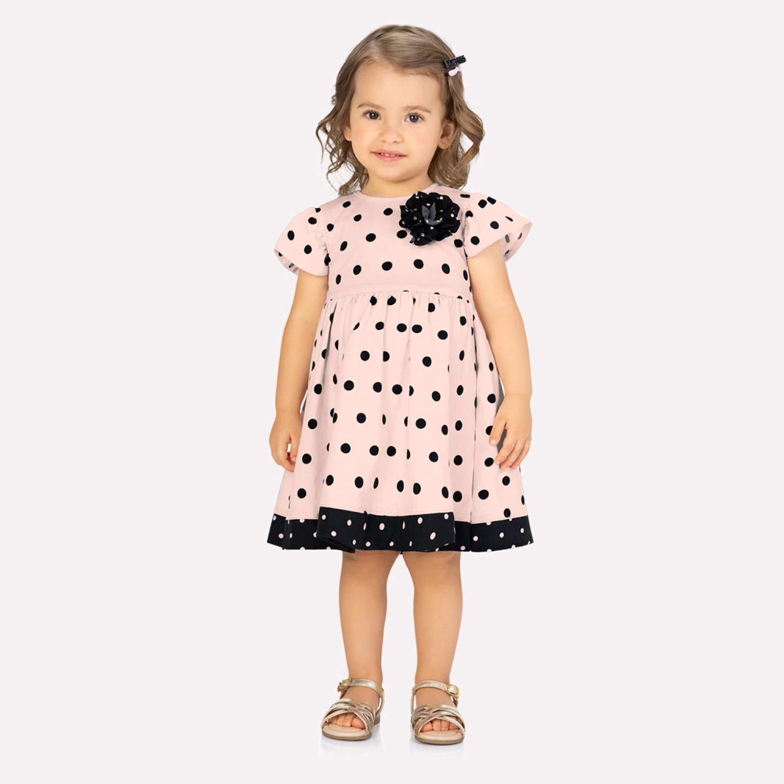 Infantil – Vestido Menina Poá Milon
